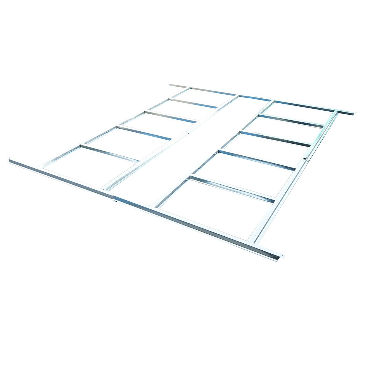 Fundatie metalica cadru otel zincat 0.6mm pentru magazie de gradina 389x260x212cm