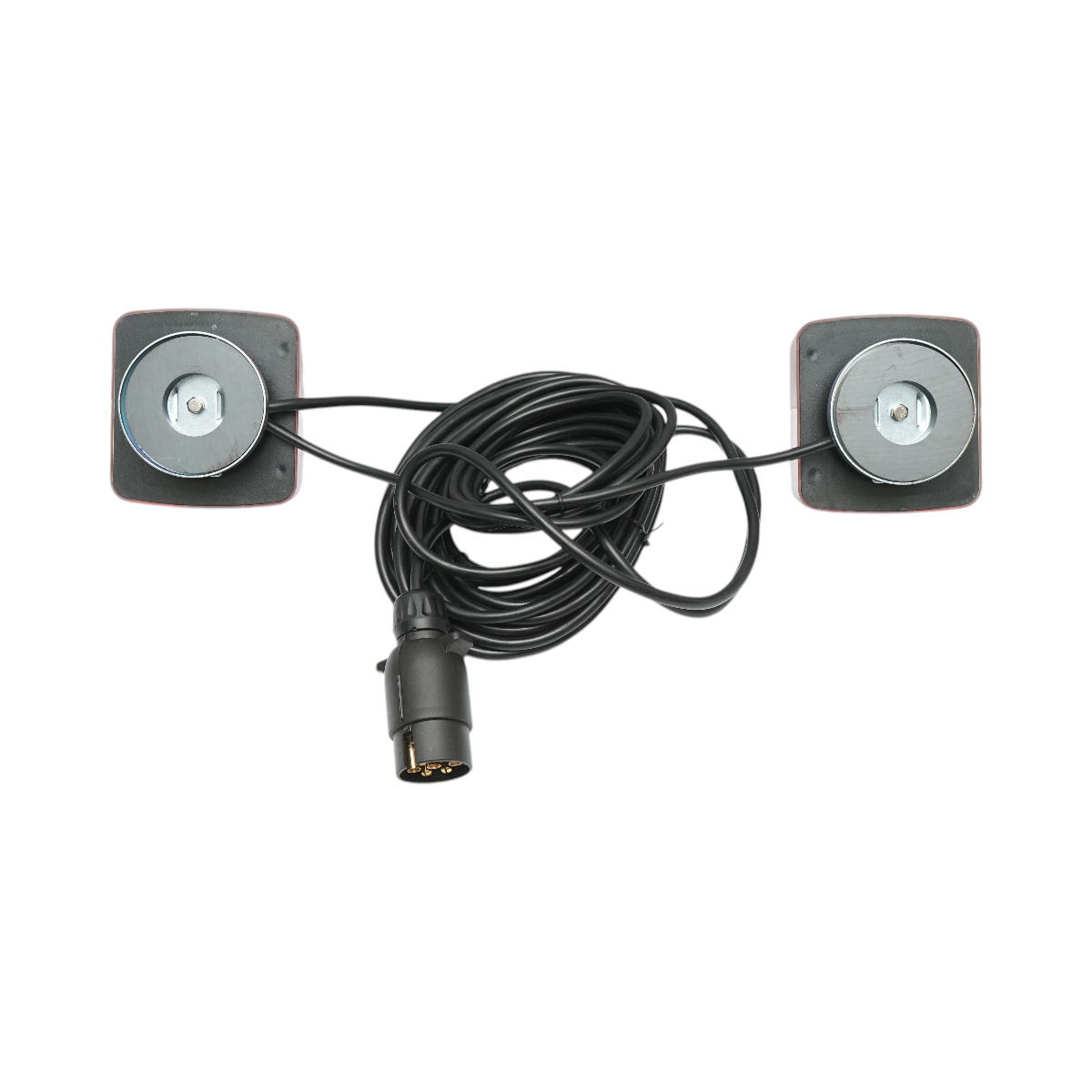 Set lampi LED magnetice 12V pentru remorca, fisa 7 pini, cablu stopuri 2.5m, cablu fisa 7.5m Breckner Germany – imagine 2