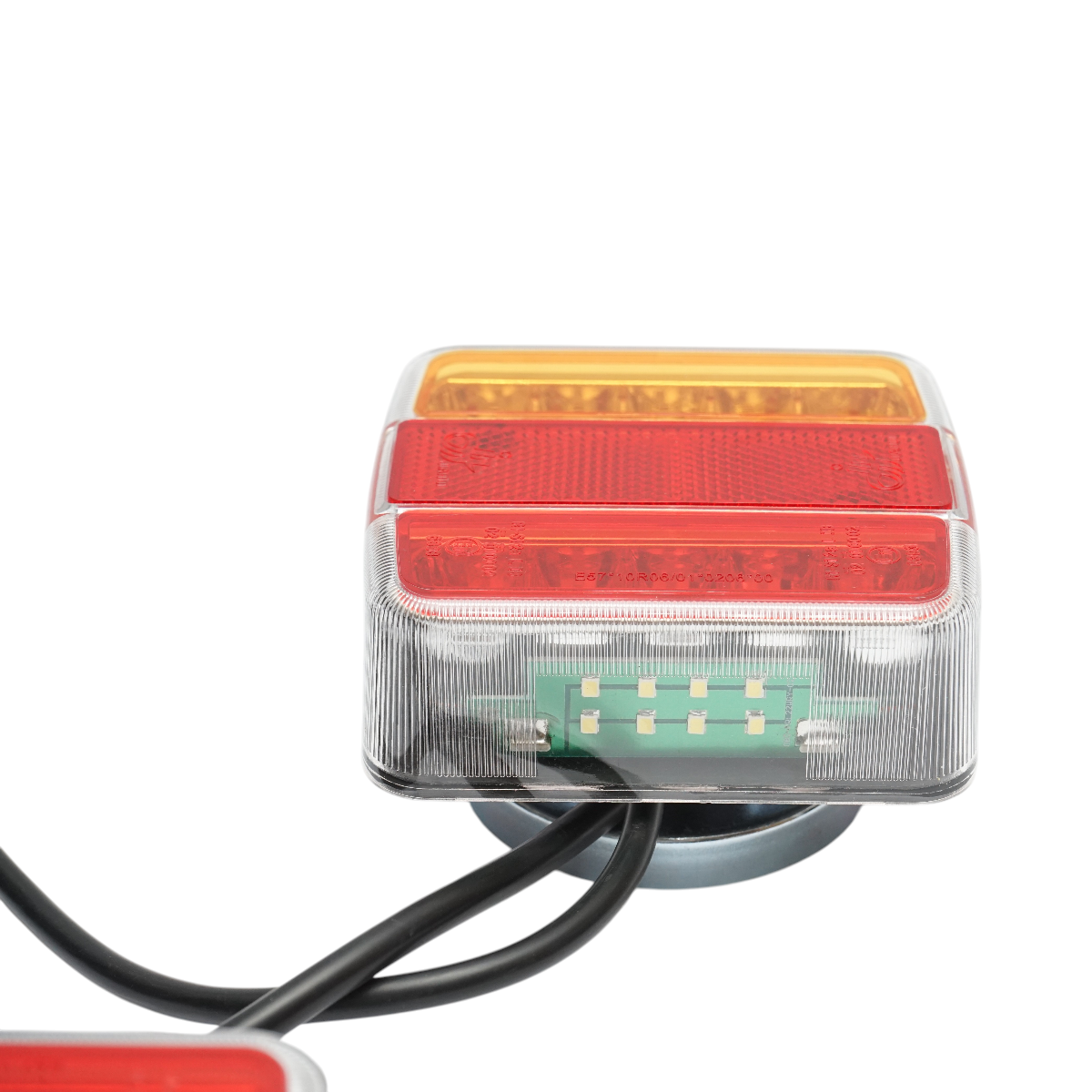 Set lampi LED magnetice 12V pentru remorca, fisa 7 pini, cablu stopuri 2.5m, cablu fisa 7.5m Breckner Germany – imagine 4