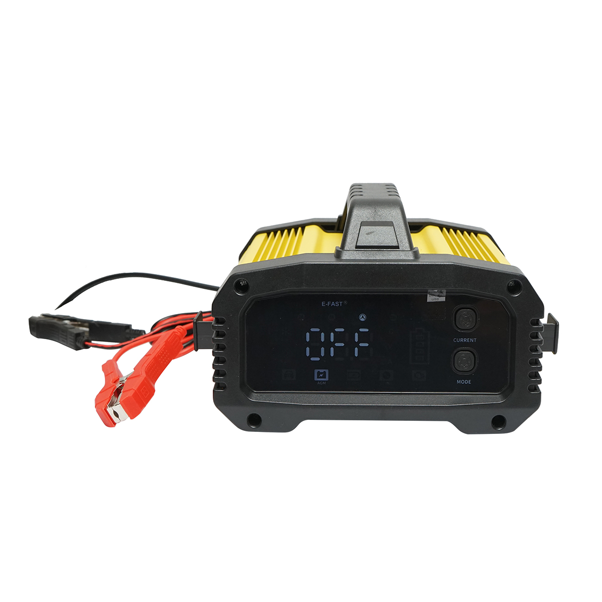 Redresor incarcator smart digital baterie 12V-25A/24V-15A, complet automat 4-200Ah, protectii multiple, functie reparare inteligenta