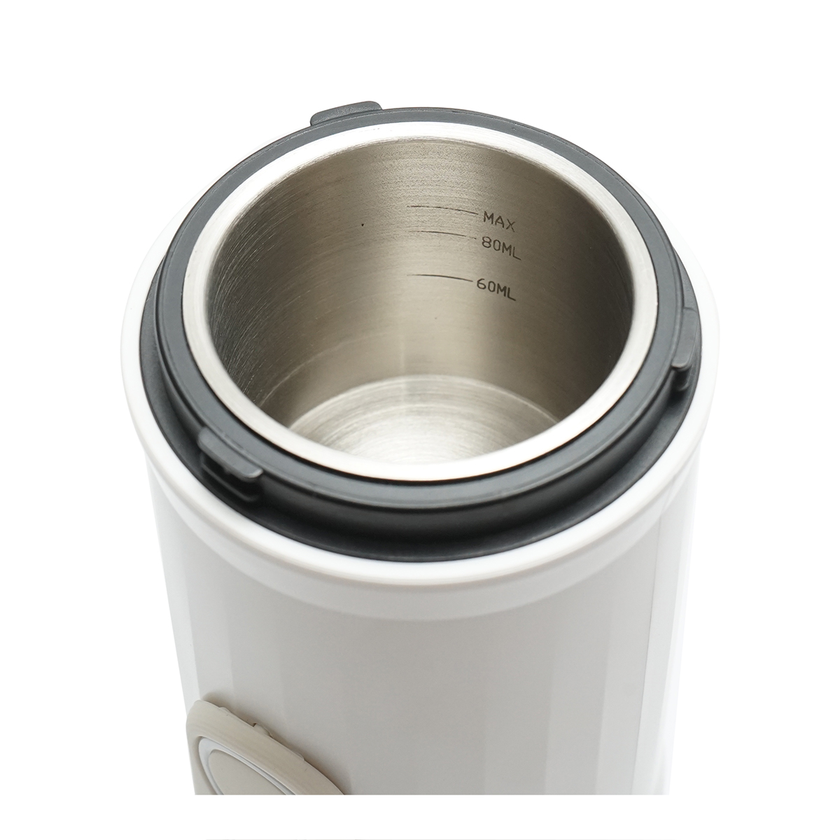 Aparat de cafea portabil 12V, 100W, baterie litiu 9600 mAh, presiune 20 bar, rezervor apa 60-80ml, ceasca 300ml, capsule Nespresso, Dolce Gusto, cafea macinata – imagine 6