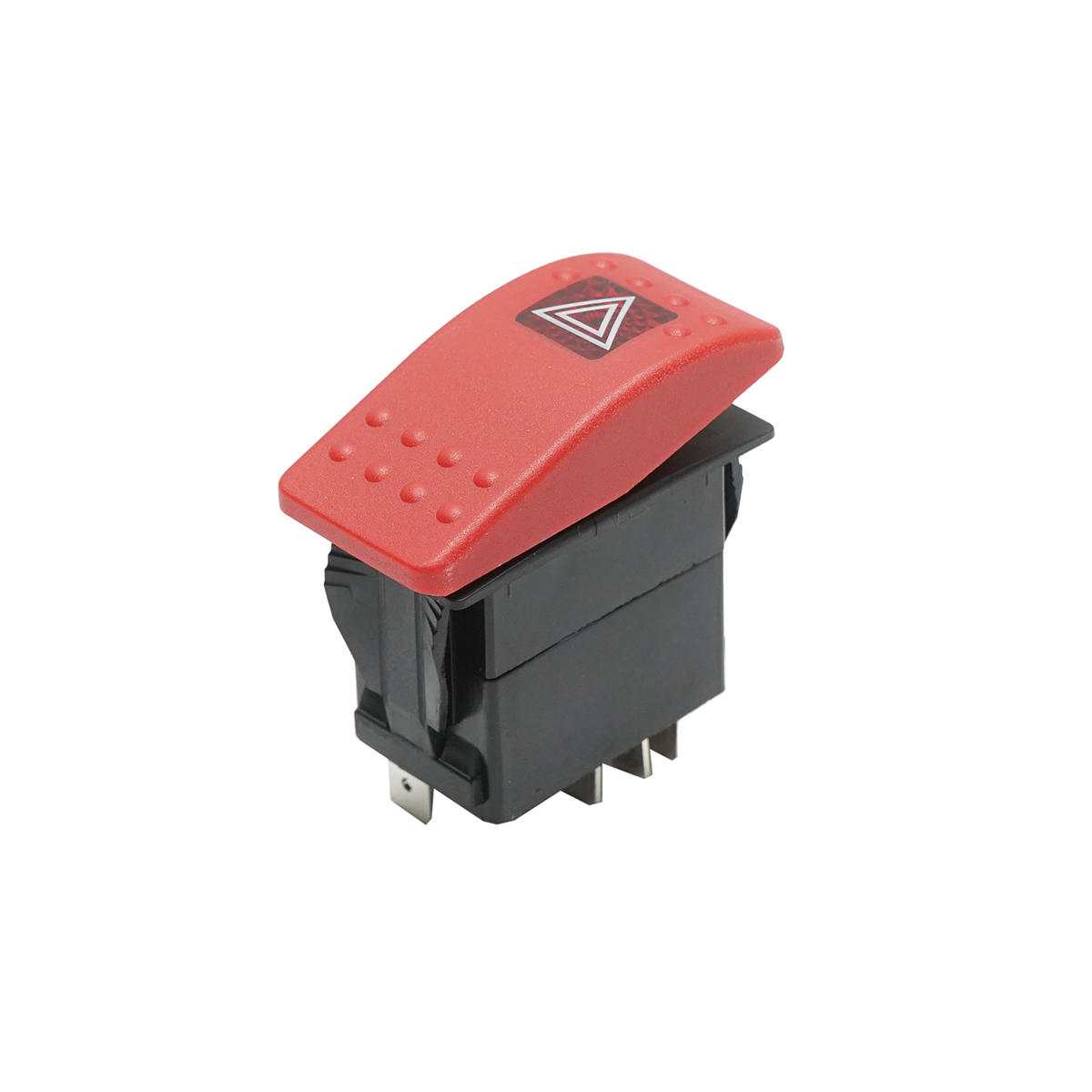 Intrerupator avarii 12V, 6 pini JCB 3CX, 4CX cod OEM 701/60003, 115/B50015
