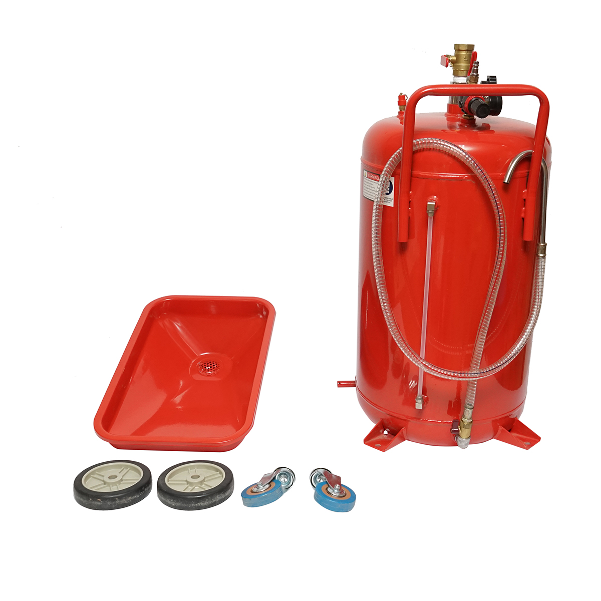 Recuperator de ulei 80L cu palnie si sistem de golire pneumatic – imagine 4