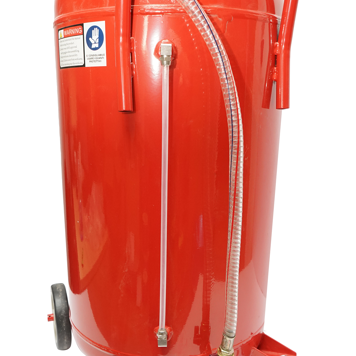 Recuperator de ulei 80L cu palnie si sistem de golire pneumatic – imagine 8