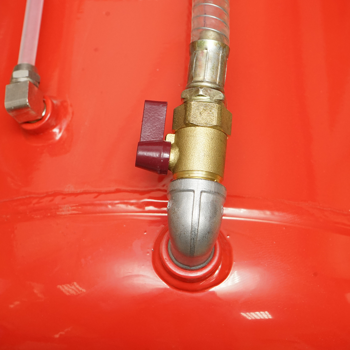 Recuperator de ulei 80L cu palnie si sistem de golire pneumatic – imagine 9