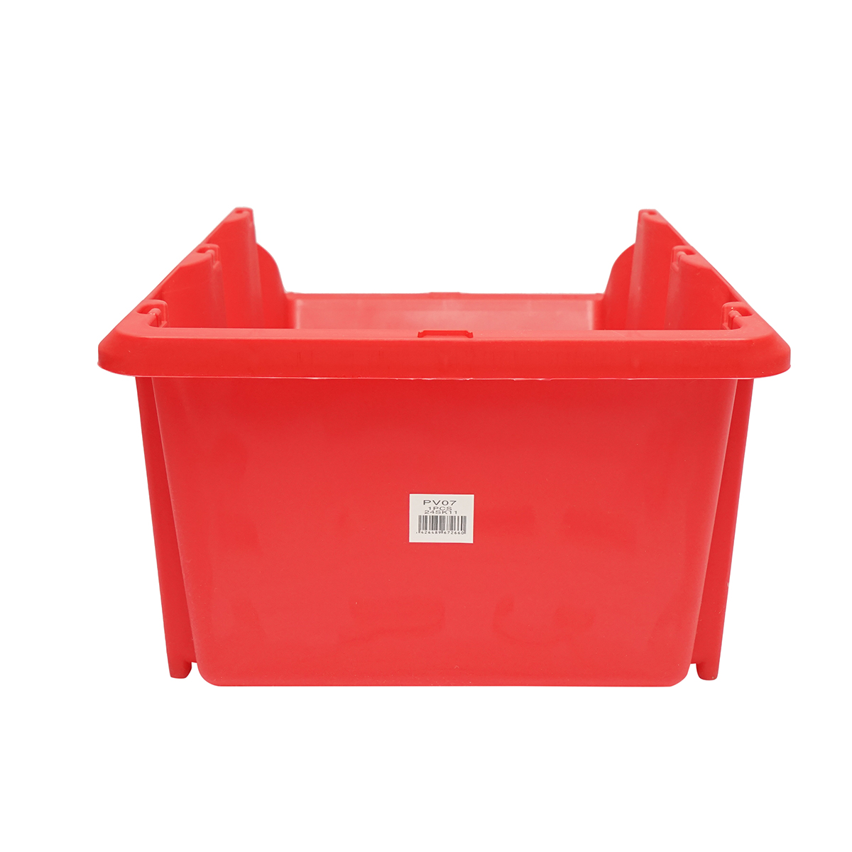 Cutie plastic depozitare rosie 490x300x195mm – imagine 4