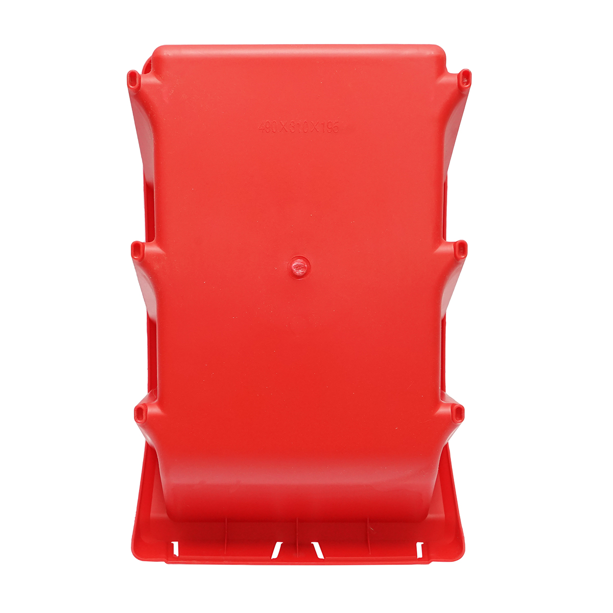 Cutie plastic depozitare rosie 490x300x195mm – imagine 5