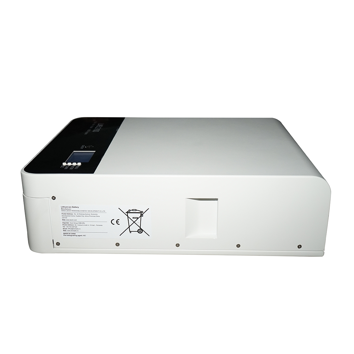 Baterie Li-ion LiFePO4 5.12kVA, 51.2V, 100Ah cu BMS, LCD display, protectie temperatura, conexiune in paralel Leoch Battery – imagine 3