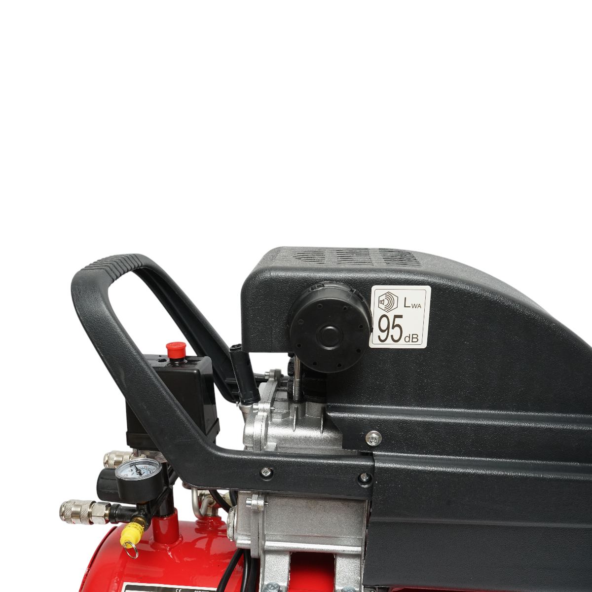 Compresor aer 24L, putere motor 1.5KW/2CP, presiune maxima 8 bar, volum aer aspirat 195L THOR – imagine 8