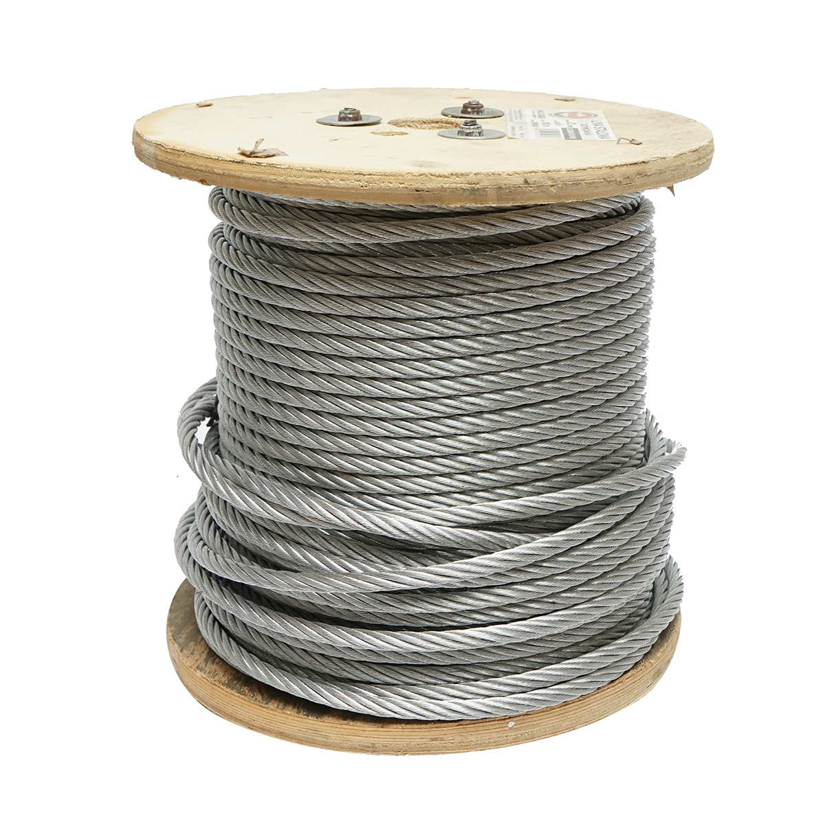 Cablu otel galvanizat 8mm, fire 6x19, sarcina maxima 3480Kg, greutate 22Kg, 100m/rola