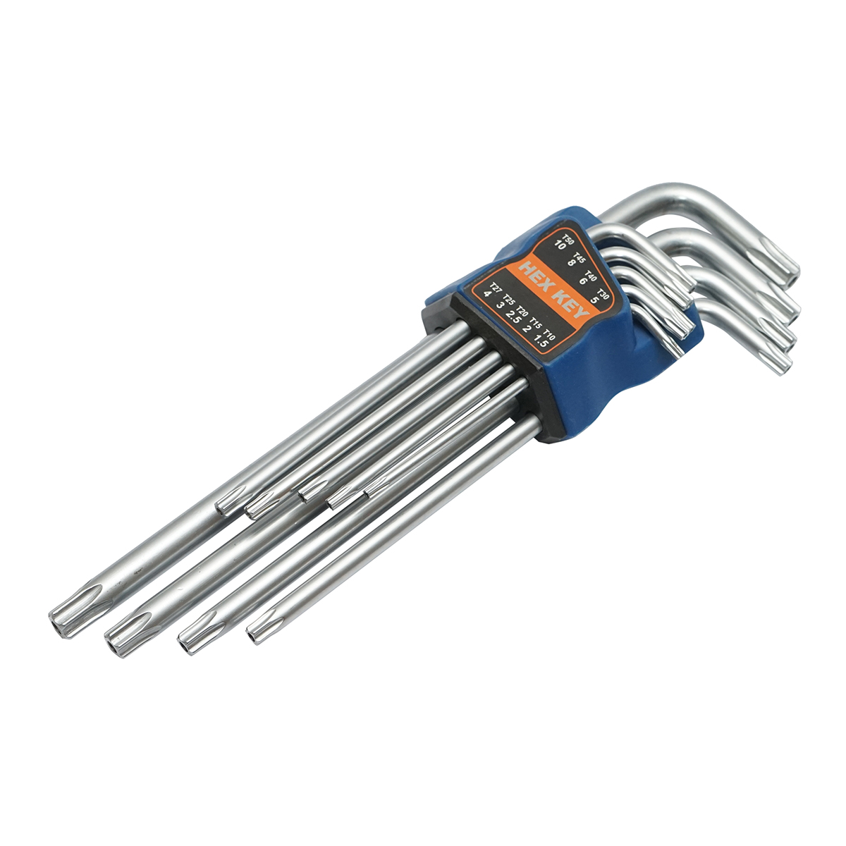 Set 9 chei imbus torx T10-T50 (1.5-10mm) cu brat lung si cap sferic Cr-V – imagine 3