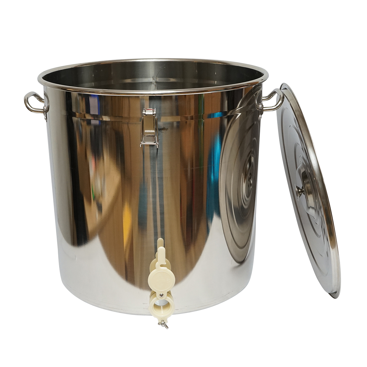 Maturator din inox cu capac pentru miere de albine 100Kg – imagine 2