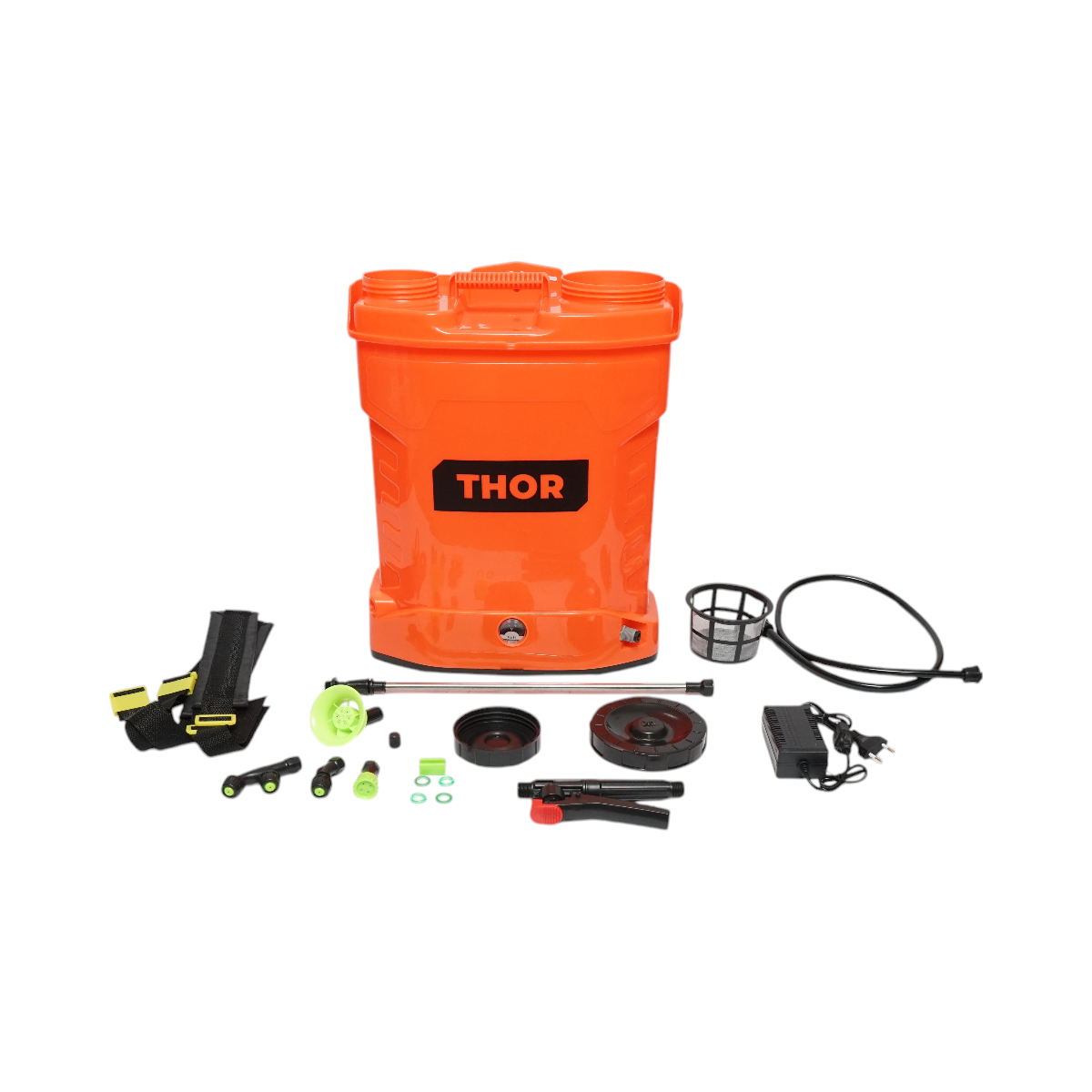 Pompa de stropit, vermorel electric cu rezervor 16L, baterie 12V/8Ah, 4 duze, debit 4 l/min THOR – imagine 2