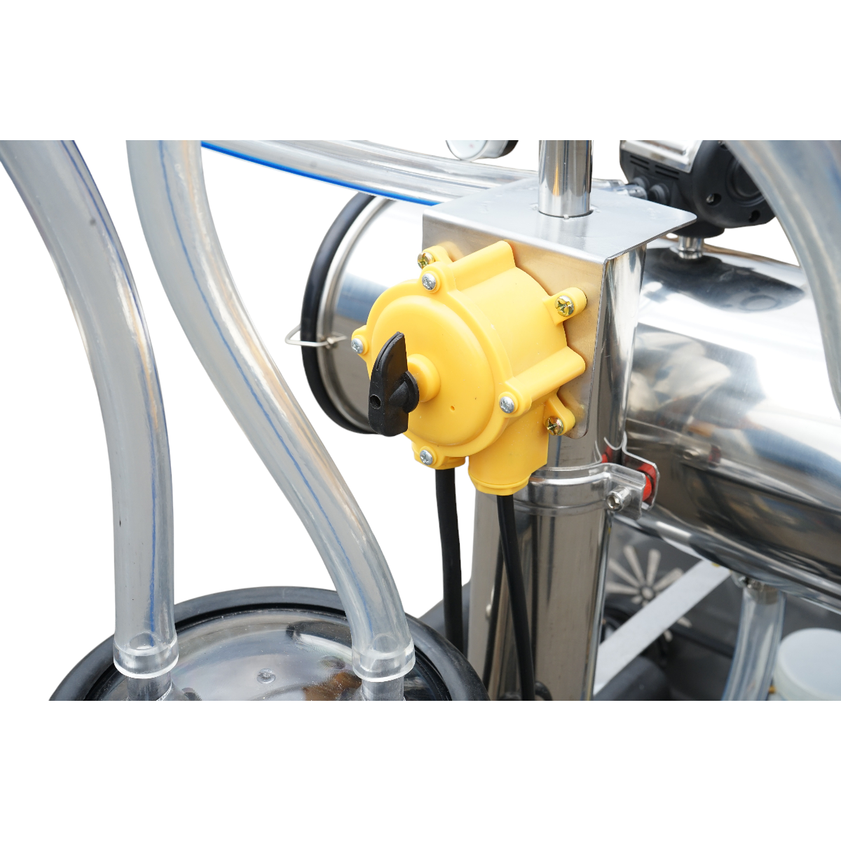 Aparat de muls oi 1 post 750W, 220V bidon inox 25L, grup de muls cu 2 mansoane, presiune vid 40-50 kPa, pulsatii 60-80 cpm – imagine 8