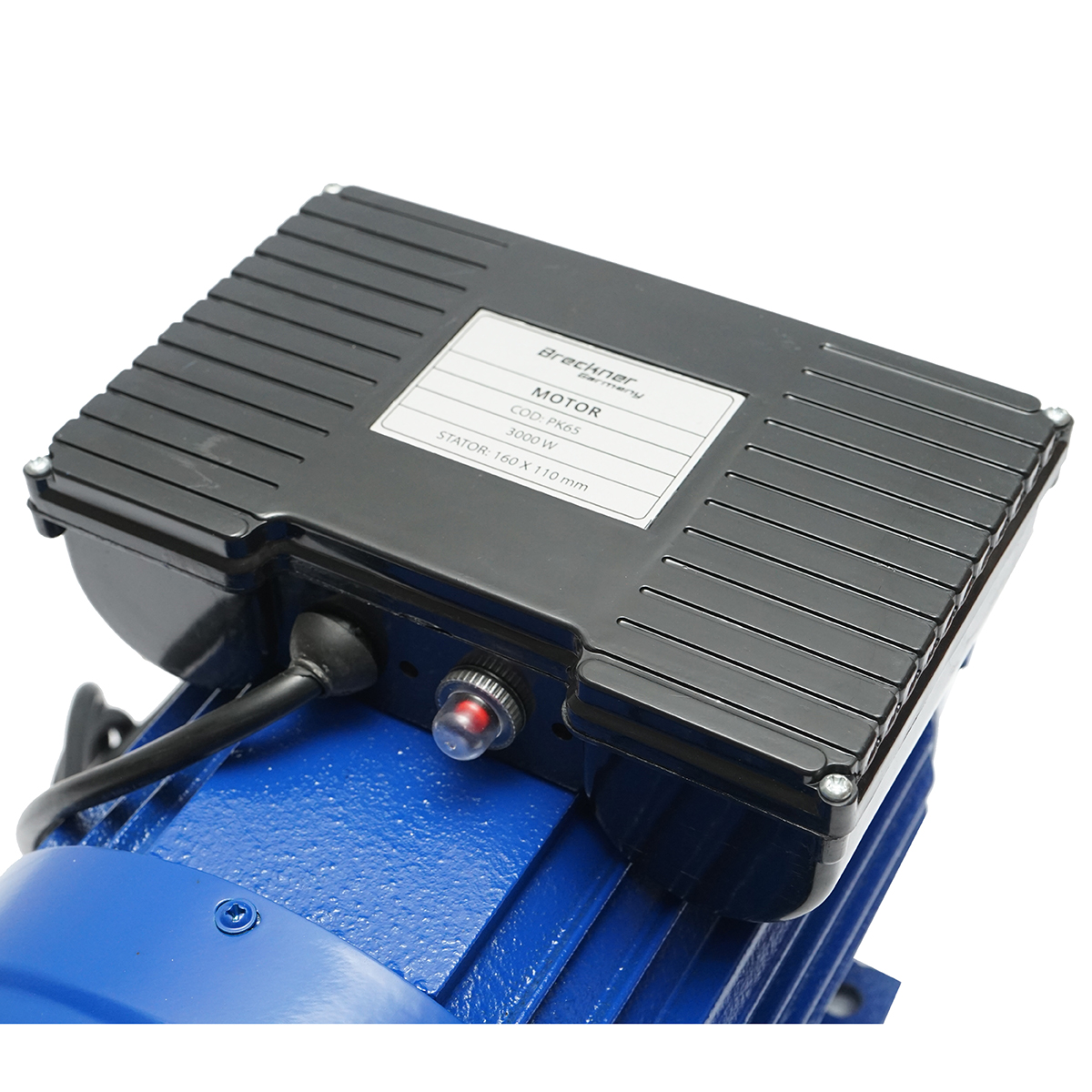 Motor electric monofazat 3KW, 220V cu protectie termica, stator 160x110mm Breckner Germany – imagine 5