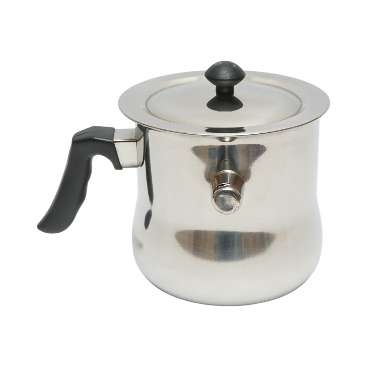 Recipient inox cu pereti dubli pentru topit ceara 1.5L