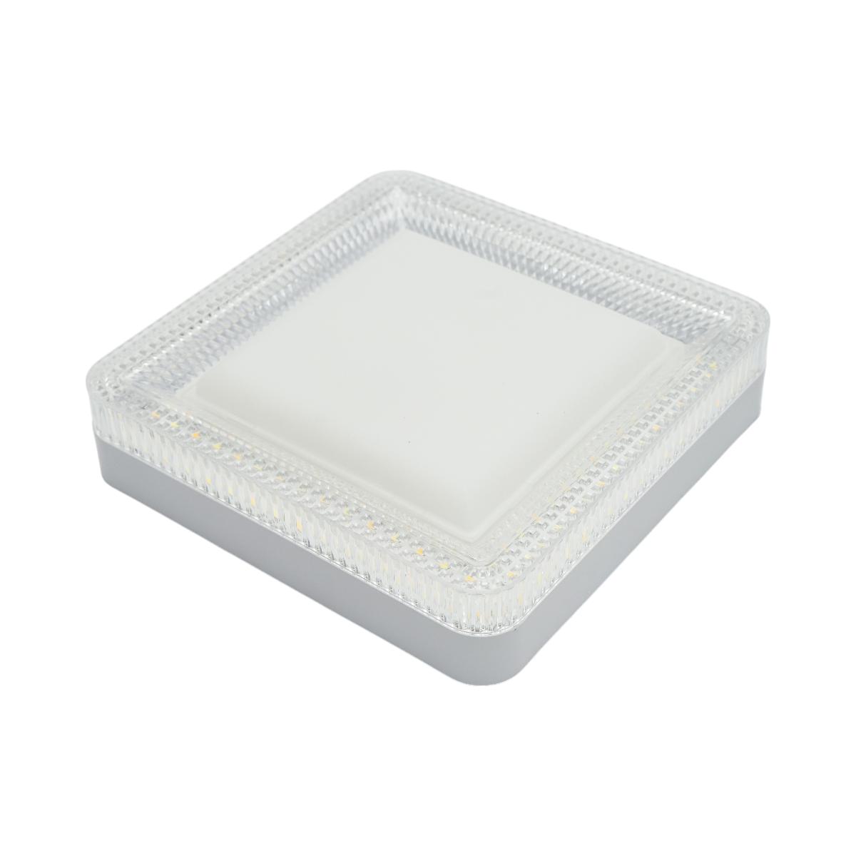 Plafoniera LED patrata 24W, 220V lumina reglabila 3CCT 3000K/4000K/6500K 180x180x40mm IP20