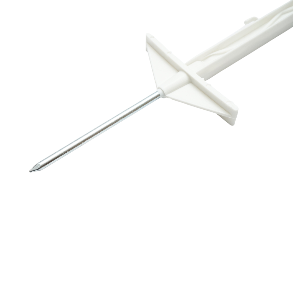 Stalp din plastic 1050mm alb pentru fir gard electric Breckner Germany – imagine 5