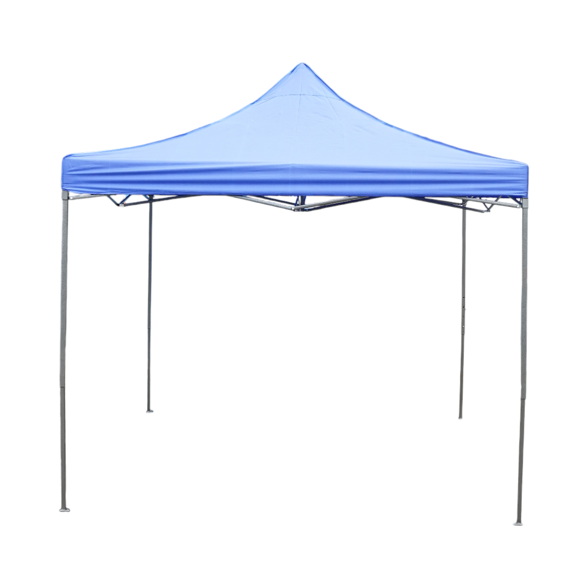 Cort pavilion pliabil 3x3m albastru impermeabil, inaltime reglabila, cadru metalic Breckner Germany – imagine 2