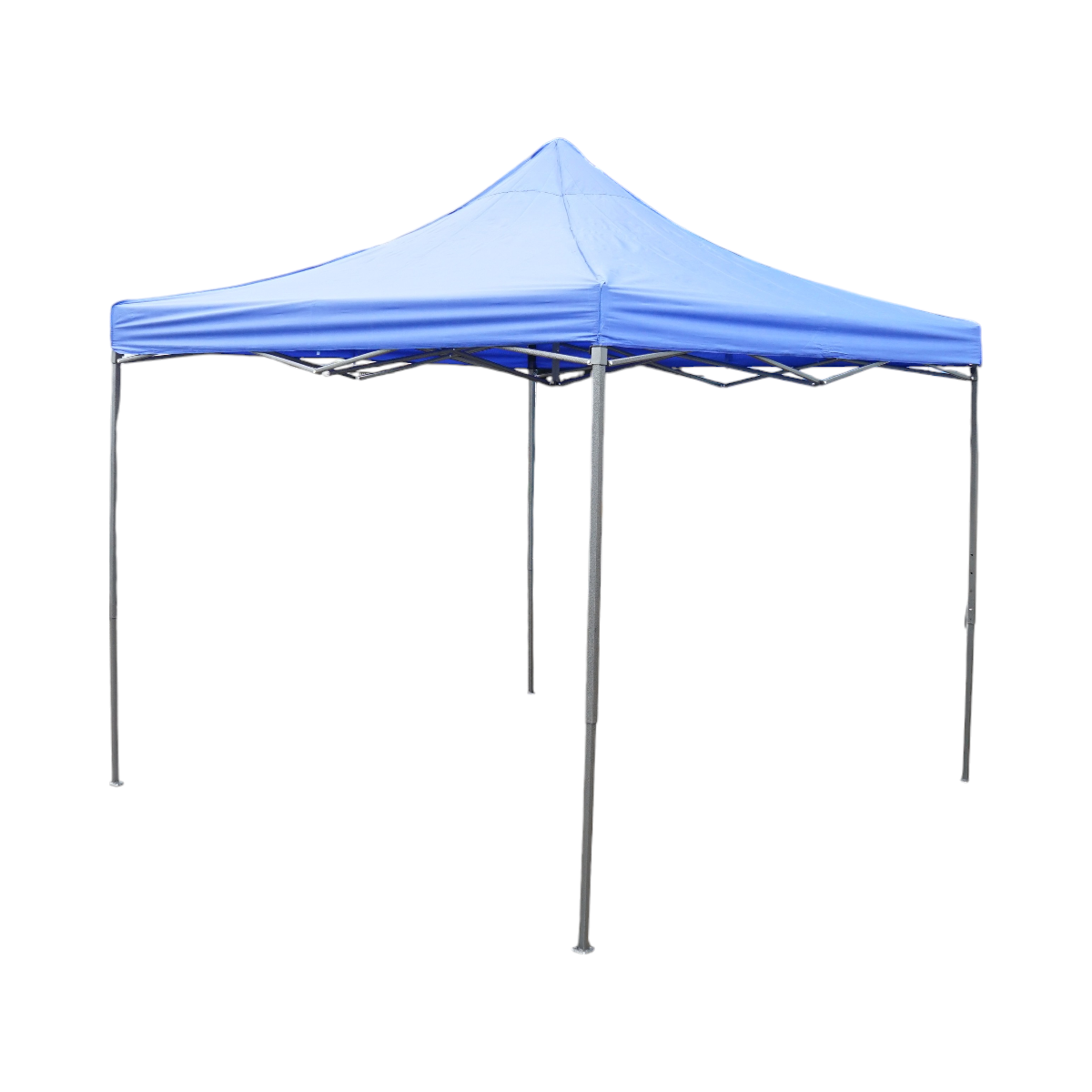 Cort pavilion pliabil 3x3m albastru impermeabil, inaltime reglabila, cadru metalic Breckner Germany – imagine 3