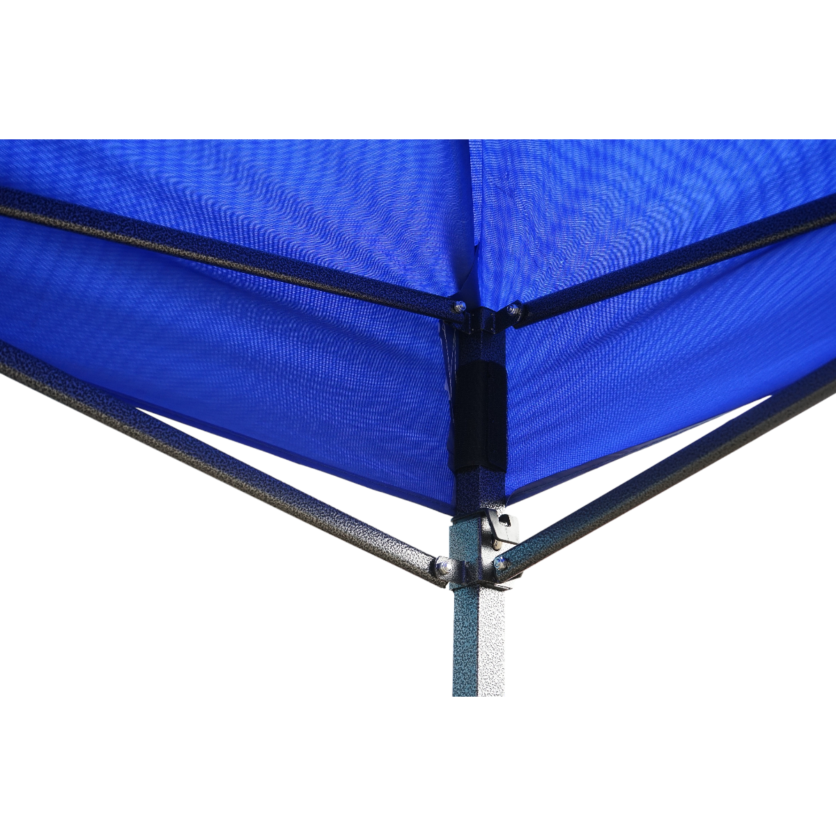 Cort pavilion pliabil 3x3m albastru impermeabil, inaltime reglabila, cadru metalic Breckner Germany – imagine 5