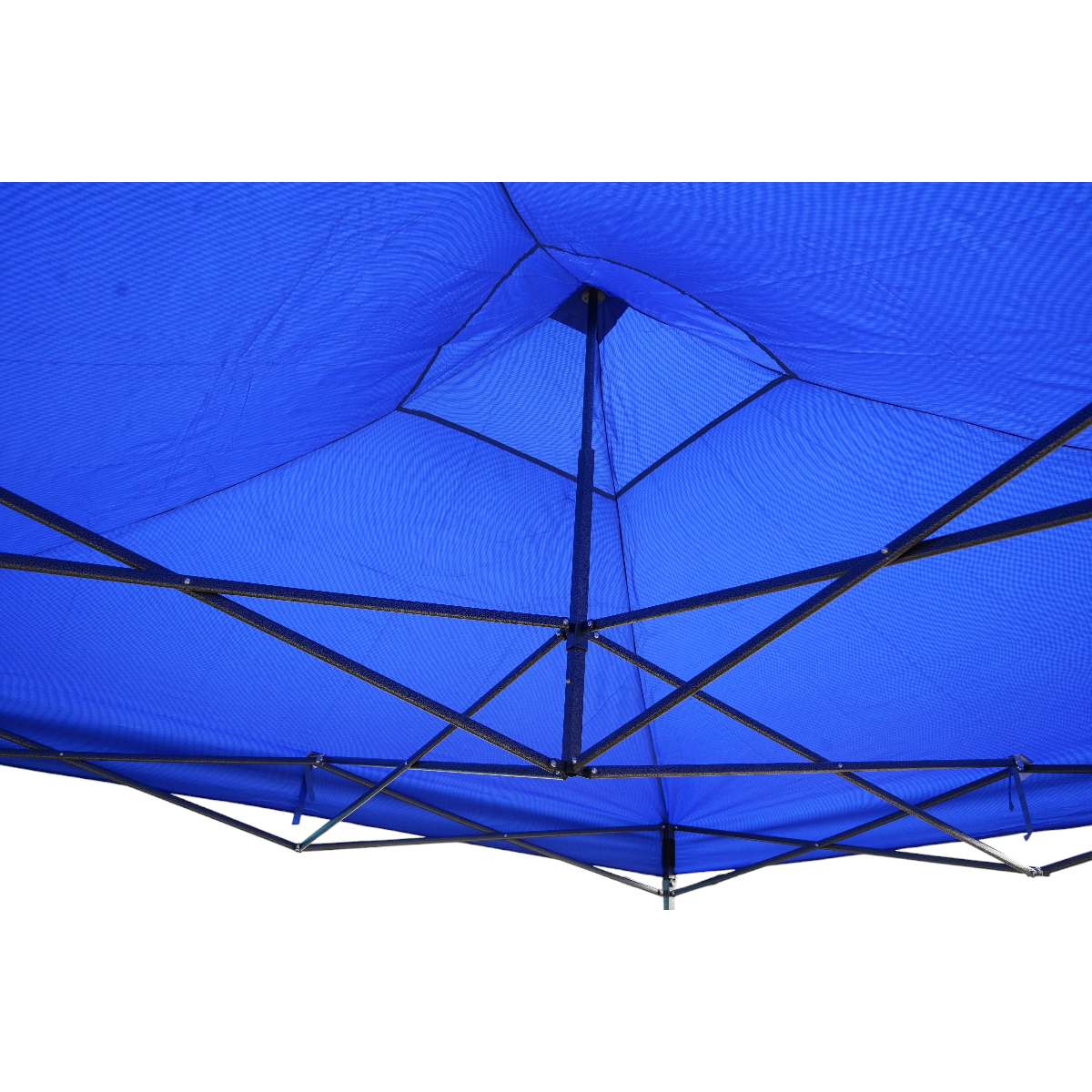 Cort pavilion pliabil 3x3m albastru impermeabil, inaltime reglabila, cadru metalic Breckner Germany – imagine 6