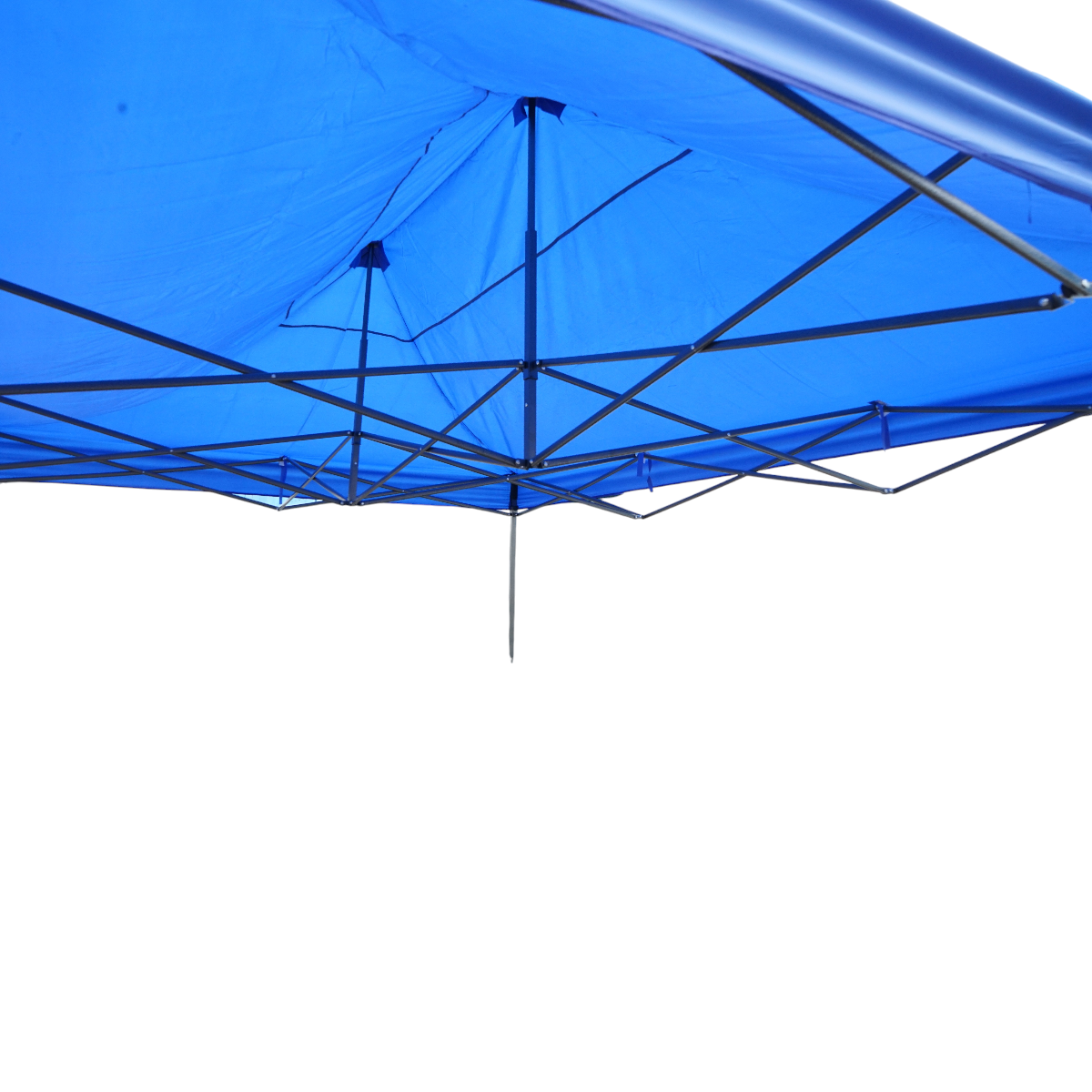 Cort pavilion pliabil 3x4.5m albastru impermeabil, inaltime reglabila, cadru metalic Breckner Germany – imagine 6