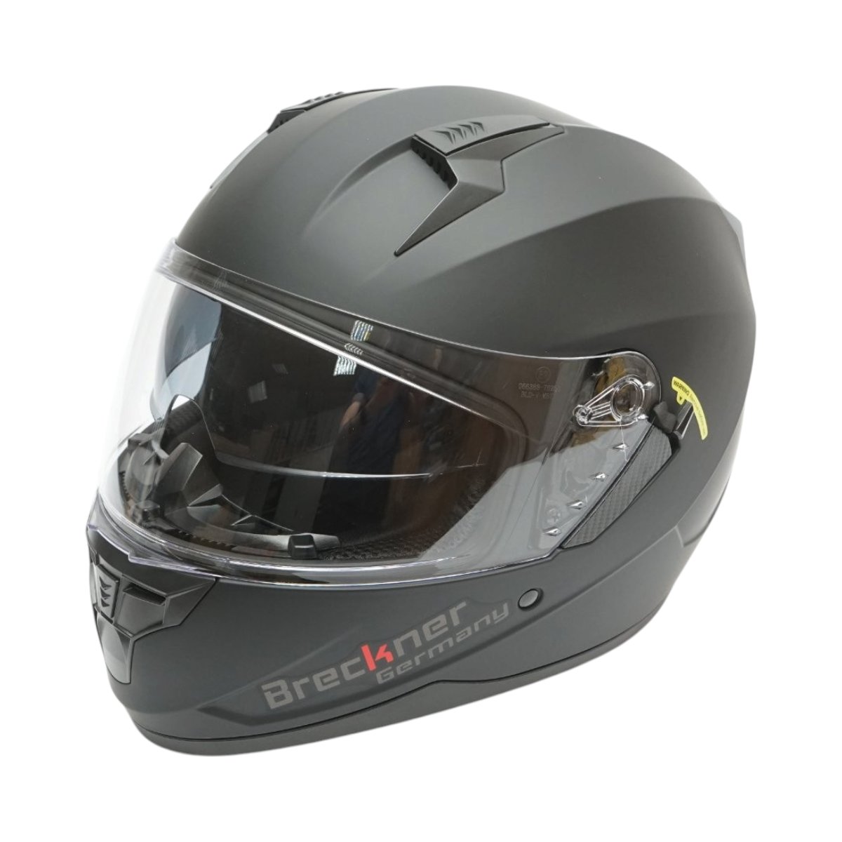 Casca moto integrala negru mat cu viziera transparenta si ochelari de soare, marimea XL Arcane II Breckner Germany