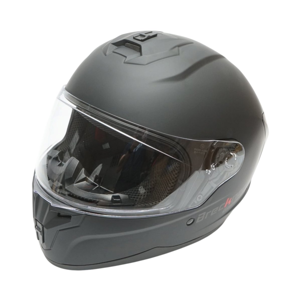 Casca moto integrala neagra cu viziera transparenta, marimea XL Grit Breckner Germany