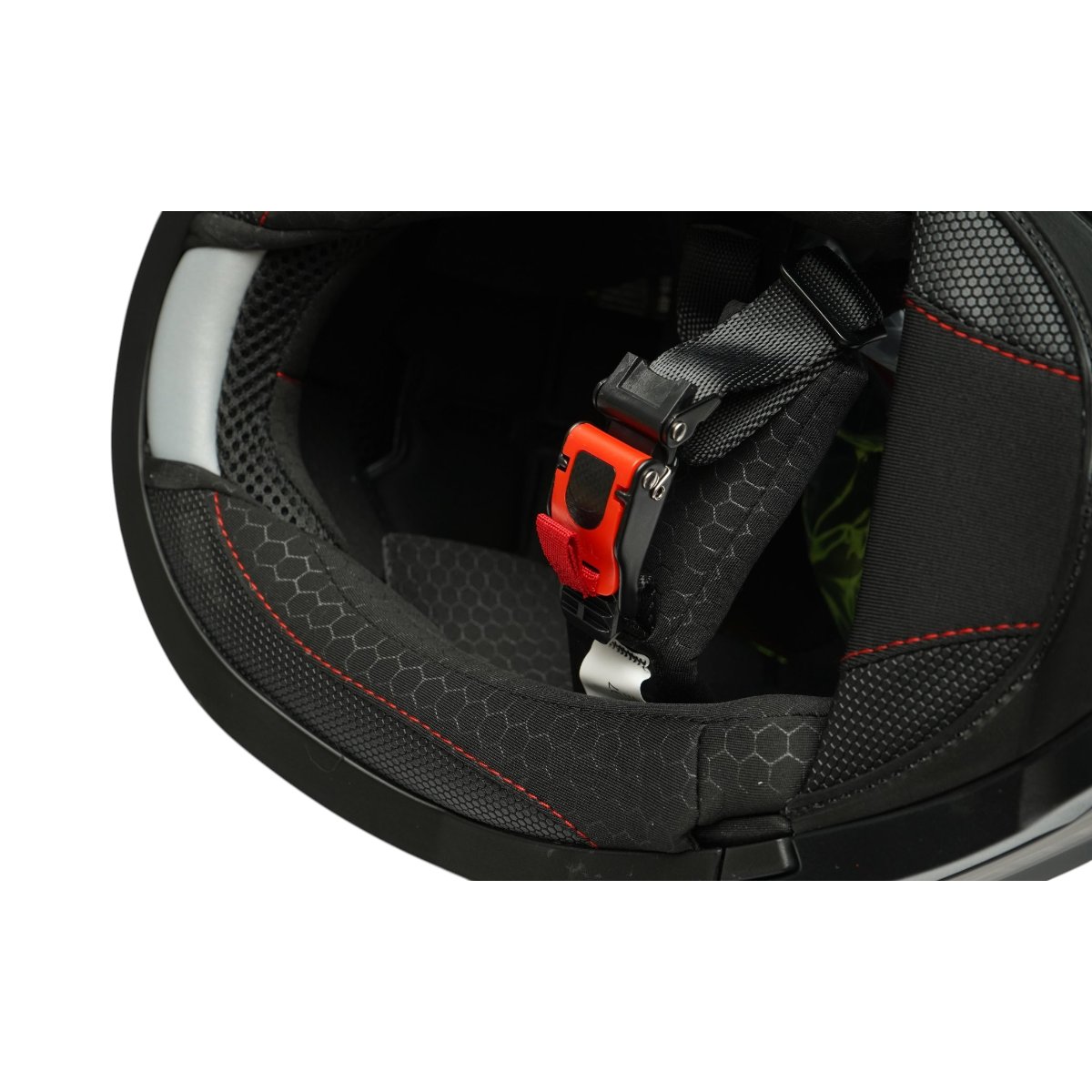 Casca motocross integrala negru mat cu viziera transparenta si ochelari de soare, marimea L Lion Matt Black Breckner Germany – imagine 9