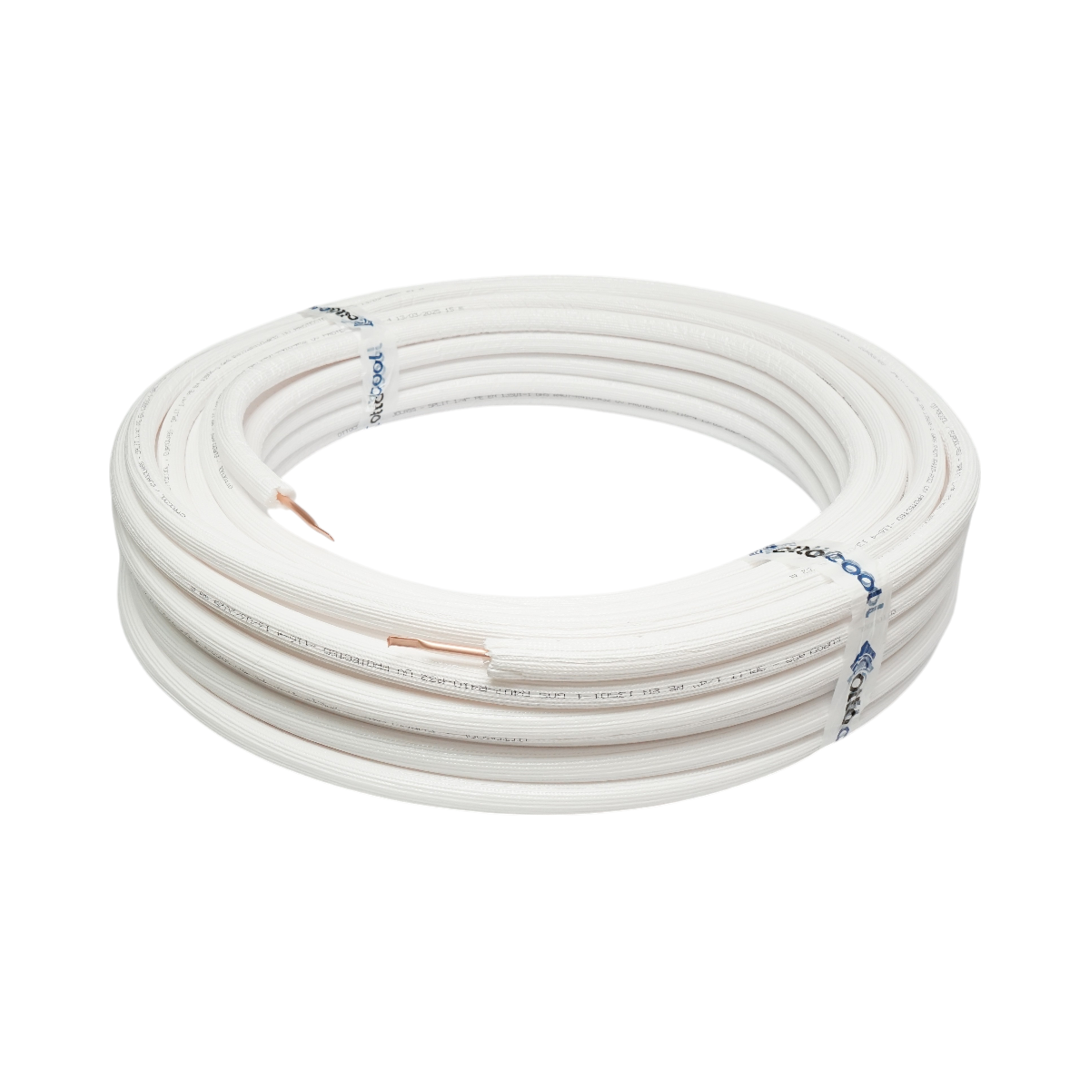 Conducta cupru clima AC 1/4 (6.35mm), grosime perete 0.70mm, izolatie 6mm pentru instalatii aer conditionat 50m/rola