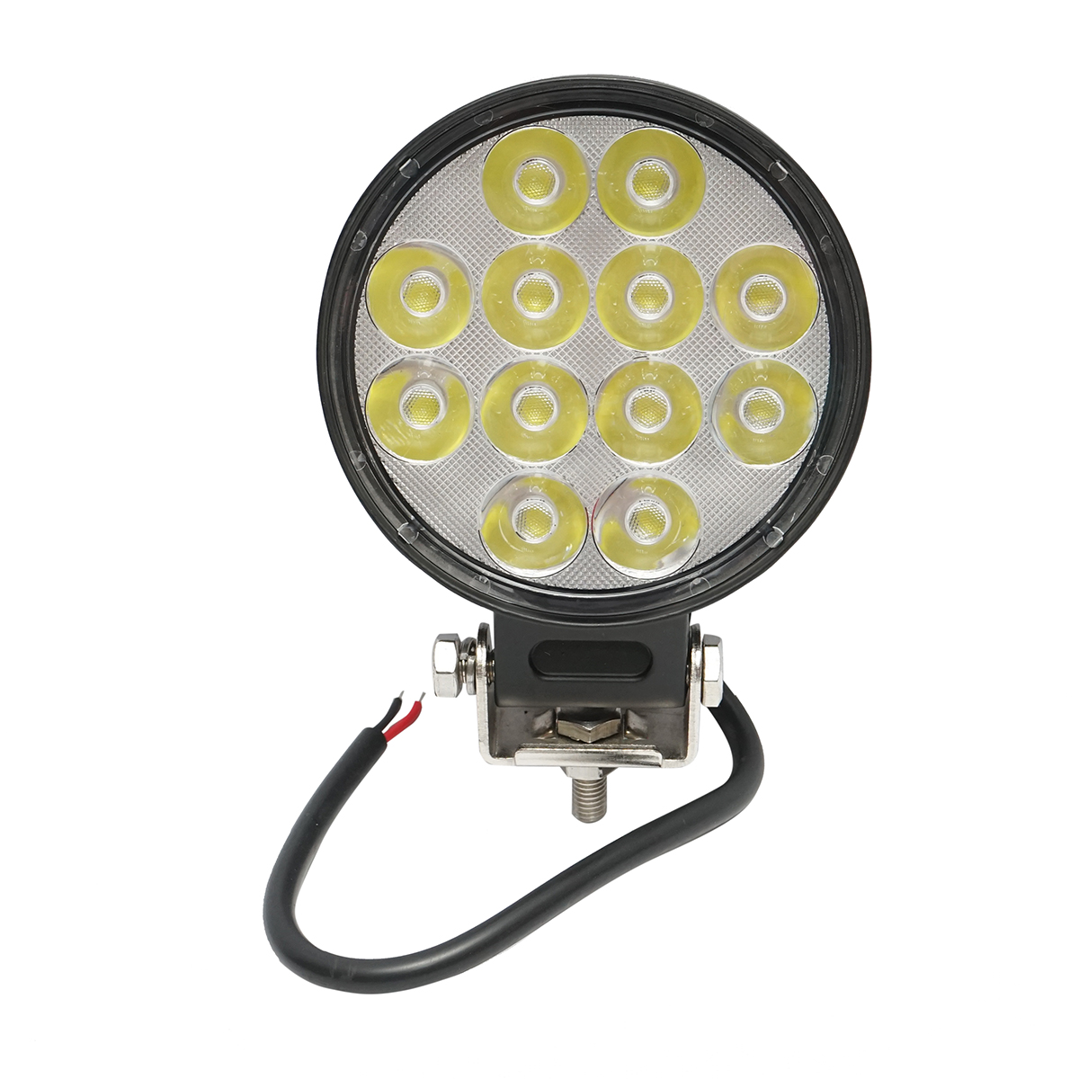 Proiector LED rotund tip spot 12-60V, 36W, carcasa aluminiu 110x110x40mm
