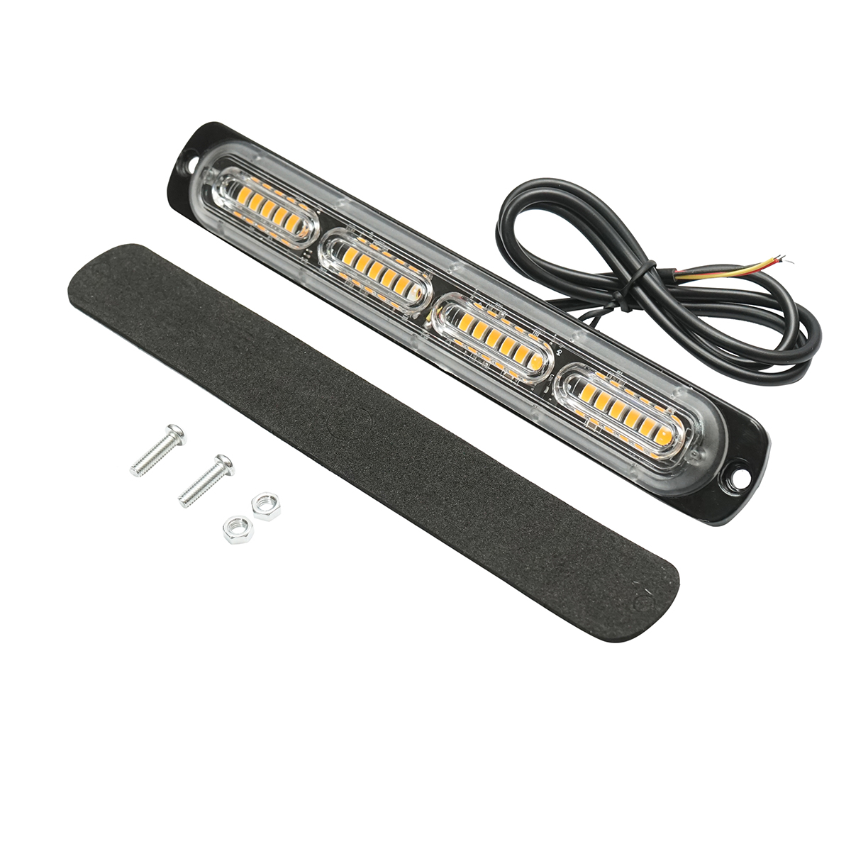 Lampa gabarit LED 12-24V, 24W, galben, 24 LED-uri 190x28x10mm – imagine 2