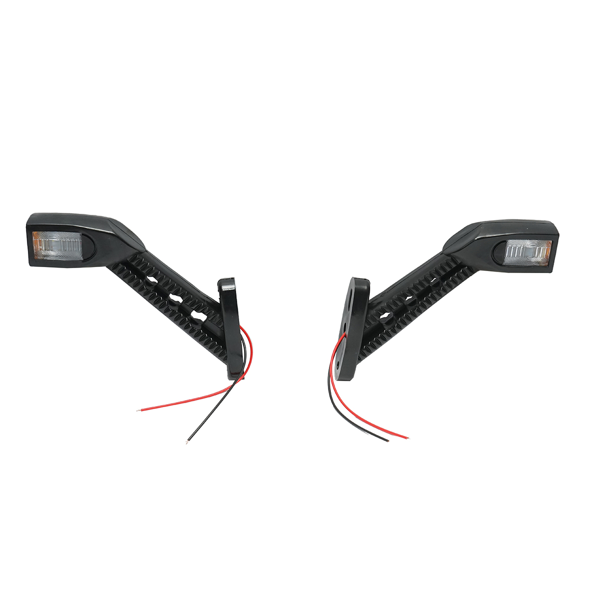 Set Lampi gabarit laterale LED cu brat 24V, rosu-alb-galben