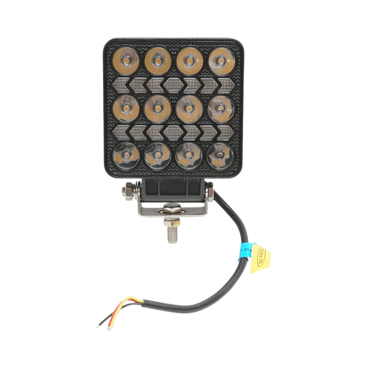 Proiector patrat LED cu DRL 9-80V, 36W alb-galben, carcasa aluminiu 103x103x38mm IP67 Breckner Germany
