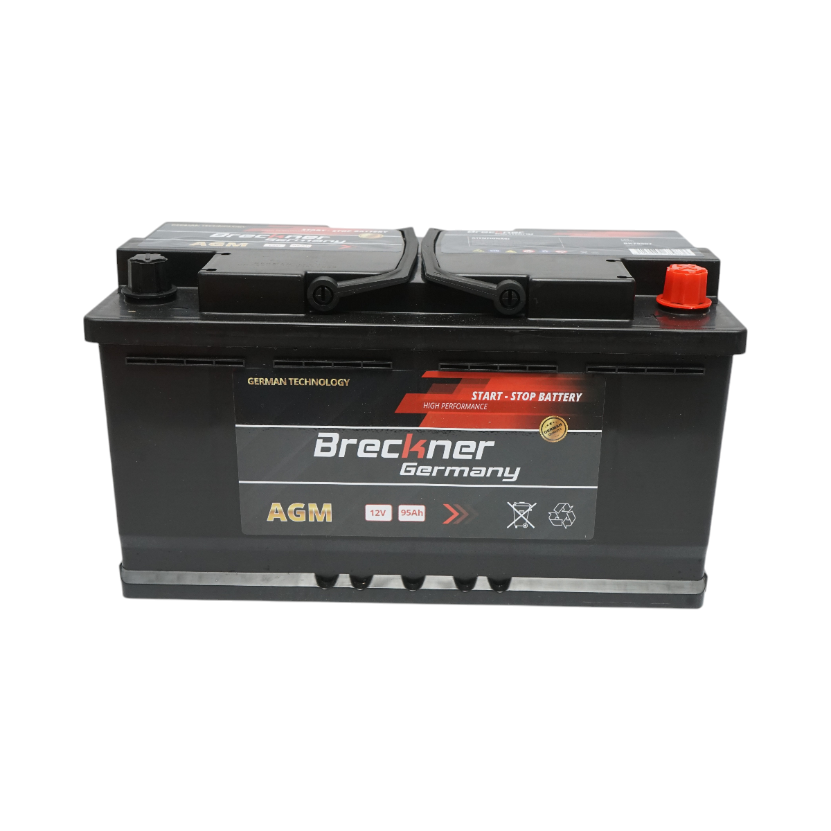 Baterie auto AGM start-stop 12V, 95Ah, 1000A la pornire 350x175x195mm Breckner Germany
