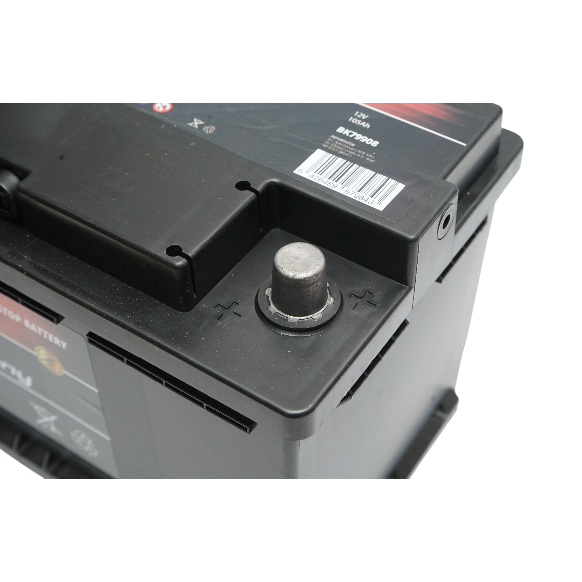 Baterie auto AGM start-stop 12V, 105Ah, 1100A la pornire 392x175x195mm Breckner Germany – imagine 6