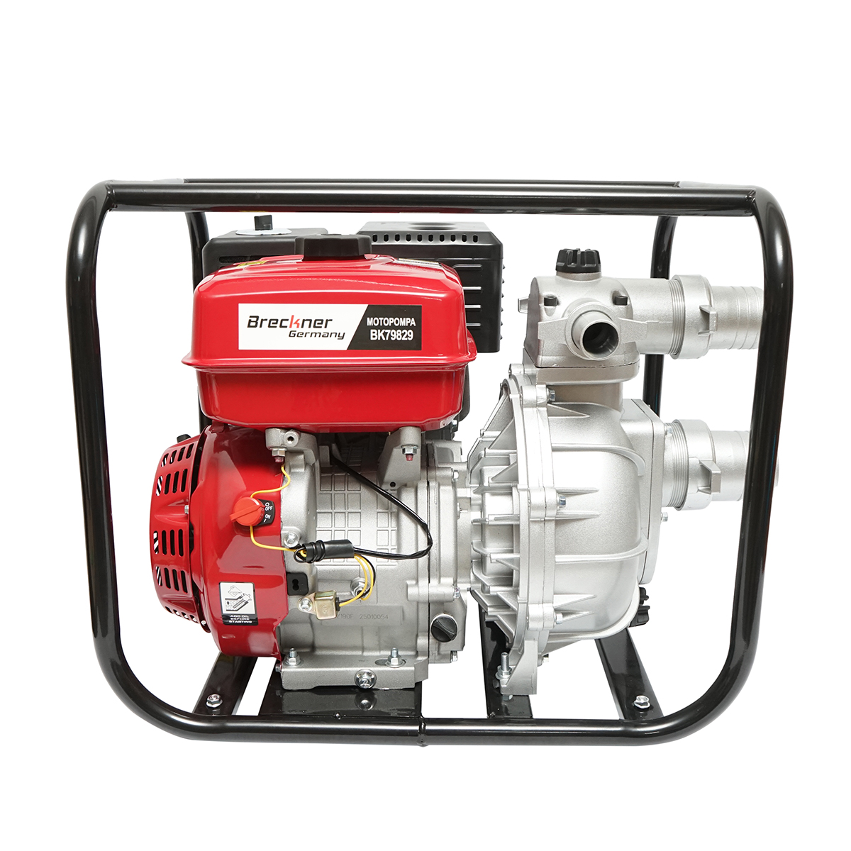 Motopompa pe benzina 15CP, 3 toli, debit 40m3/h, adancime absorbtie 7m, inaltime refulare 80m Breckner Germany