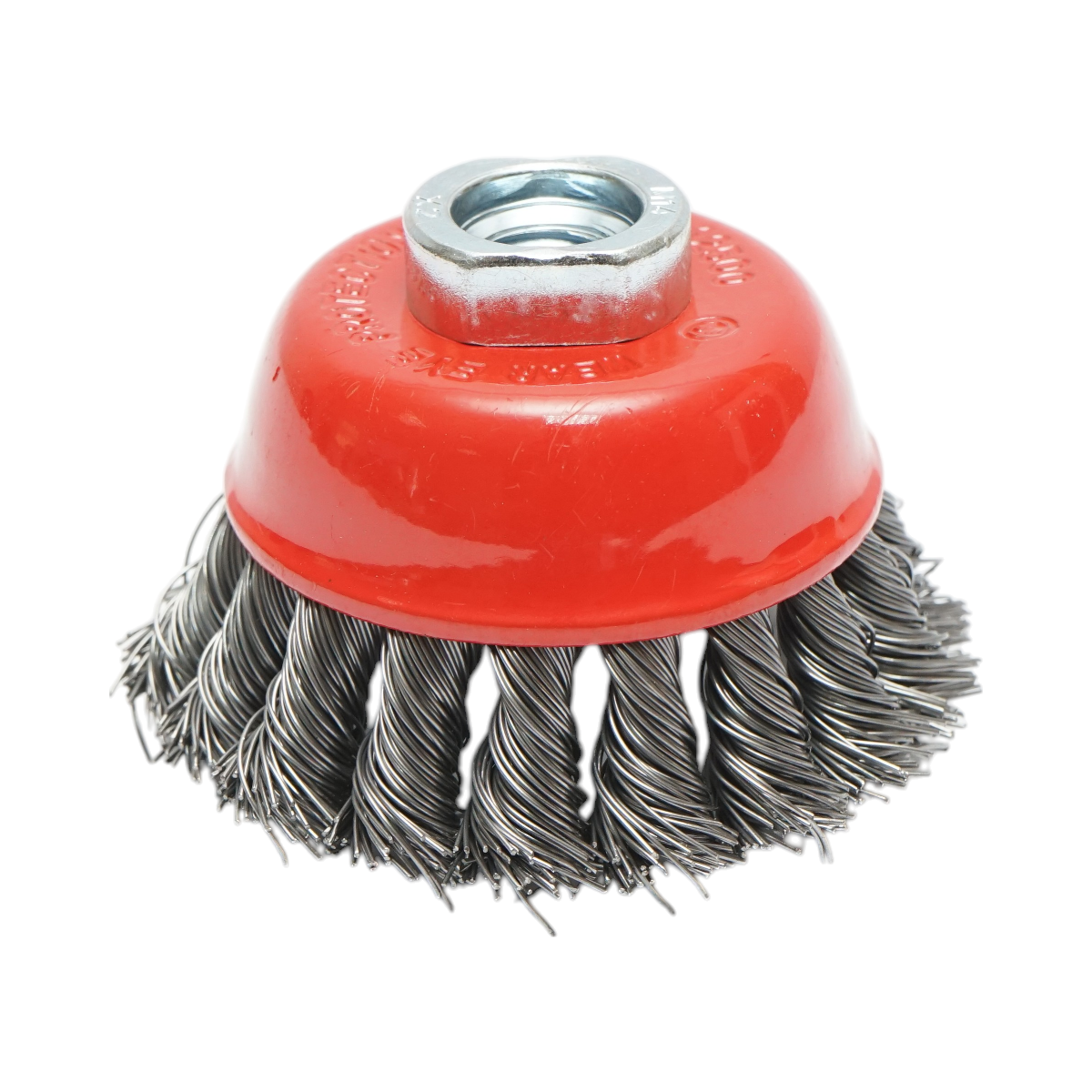 Perie sarma cu toroane tip cupa cu fir rasucit 75mm, M14 Breckner Germany