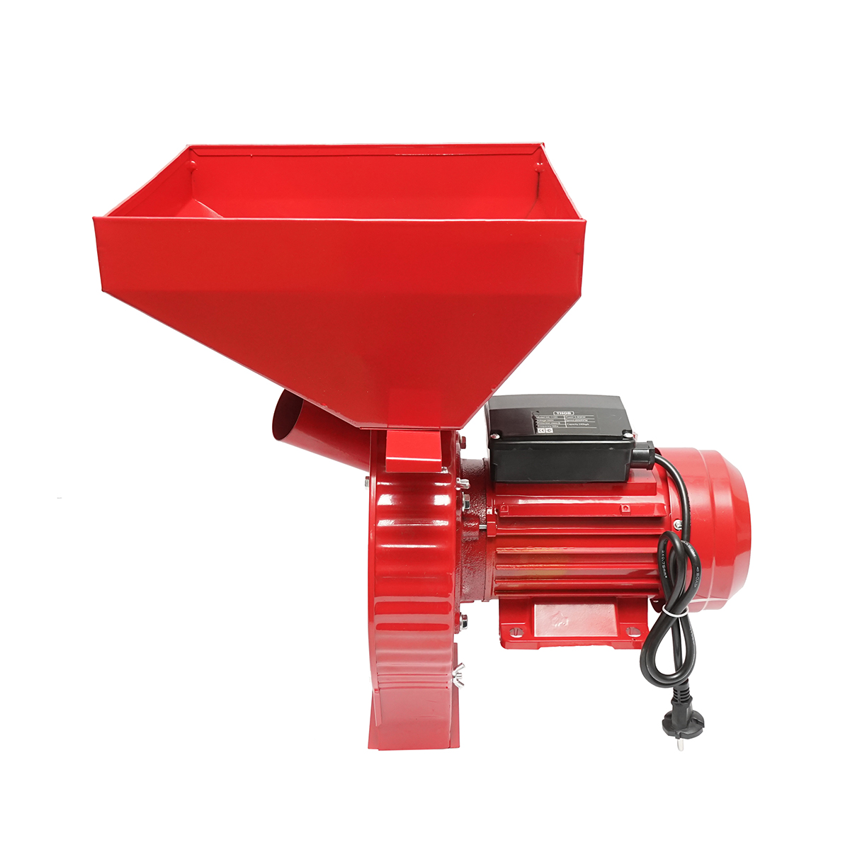 Moara cereale electrica 3.9kW, 220V, viteza 2850 r/min, capacitate 240 kg/h, 4 site incluse THOR – imagine 3