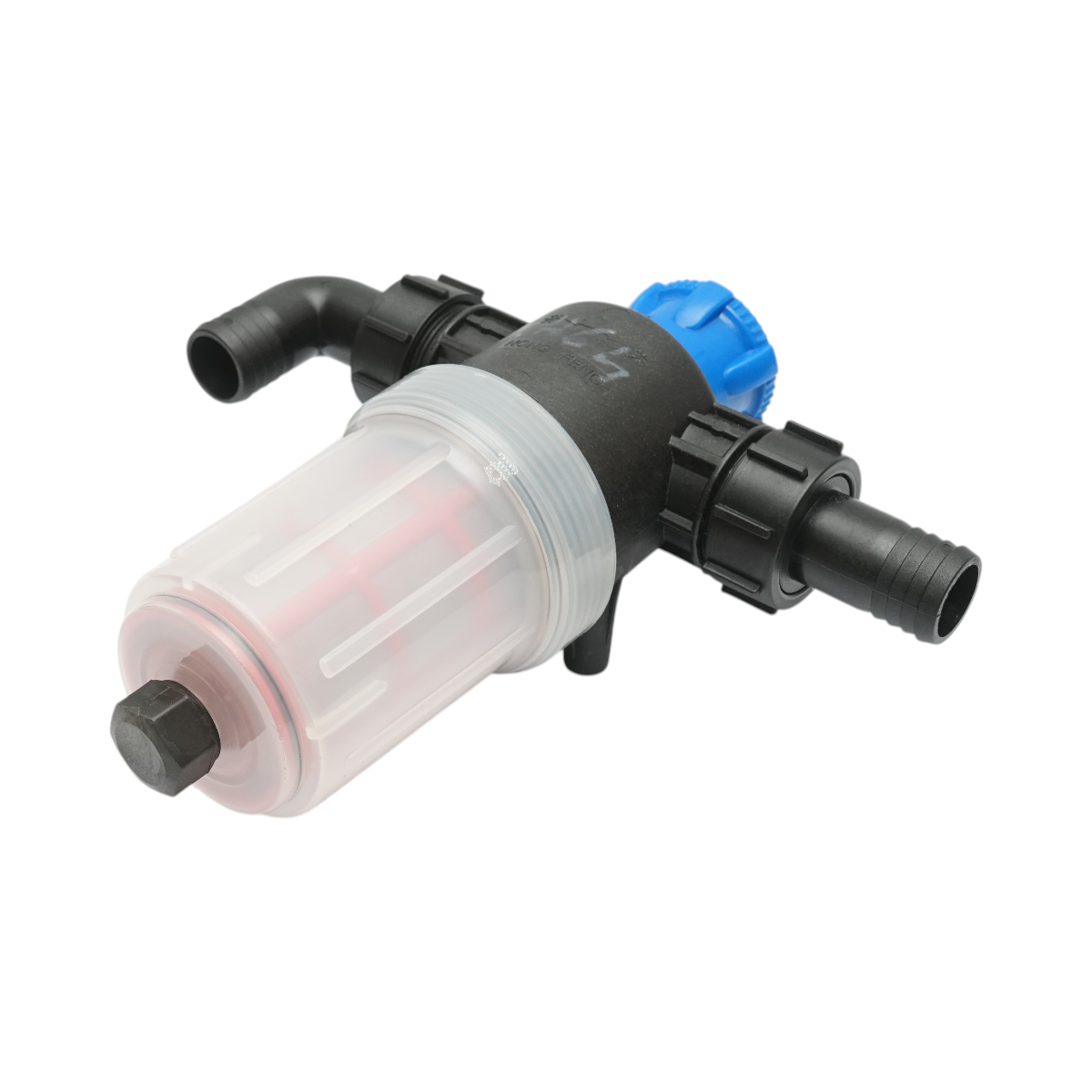 Filtru erbicidator transparent cu 2 site si valva autocuratare, racord 32mm – imagine 5