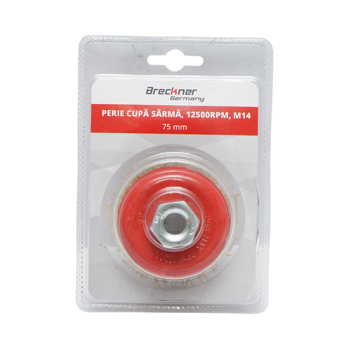 Perie sarma cupa 75mm, M14 Breckner Germany – imagine 3