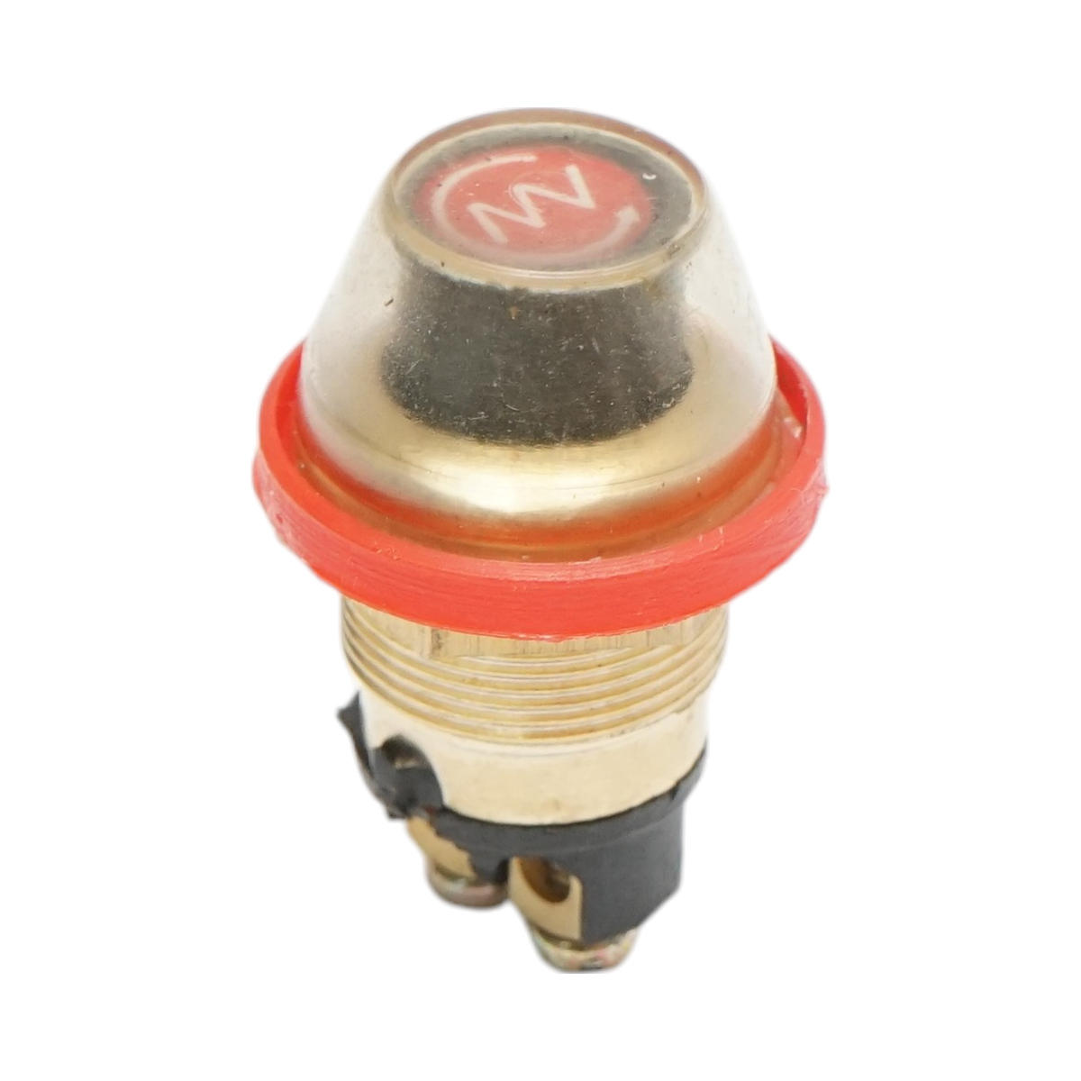 Buton universal pornire/claxon cu capac impermeabil, prindere 19mm