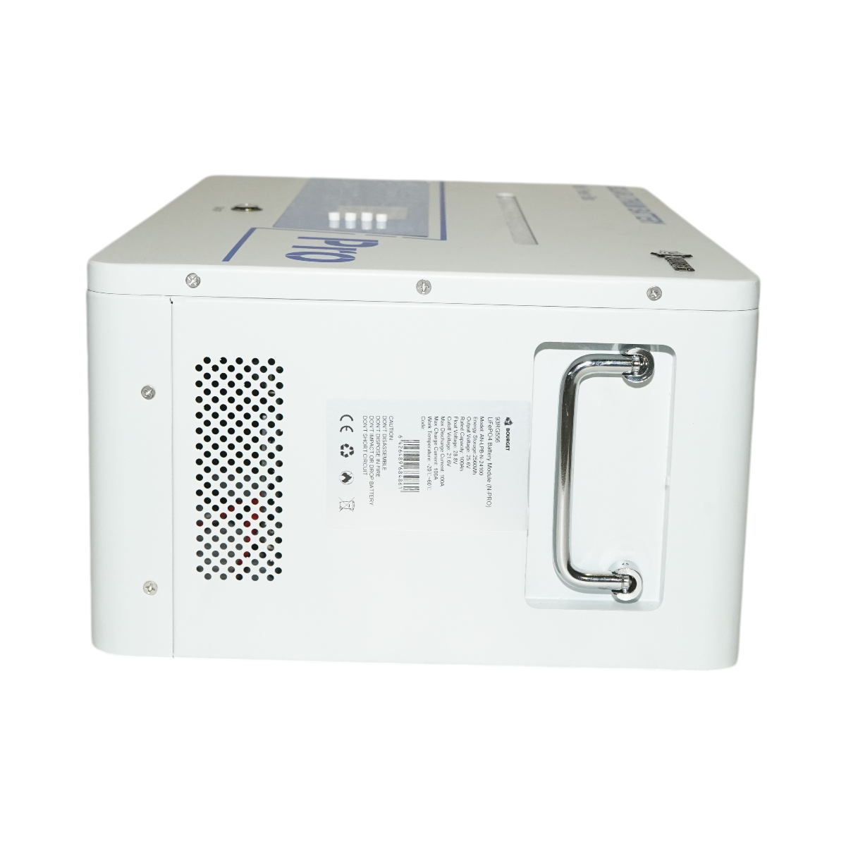 Baterie Li-ion 2.56kW LiFePO4 25.6V, 100Ah cu BMS, deep cycle, display LCD 410x370x160mm IP54 Bourget – imagine 4