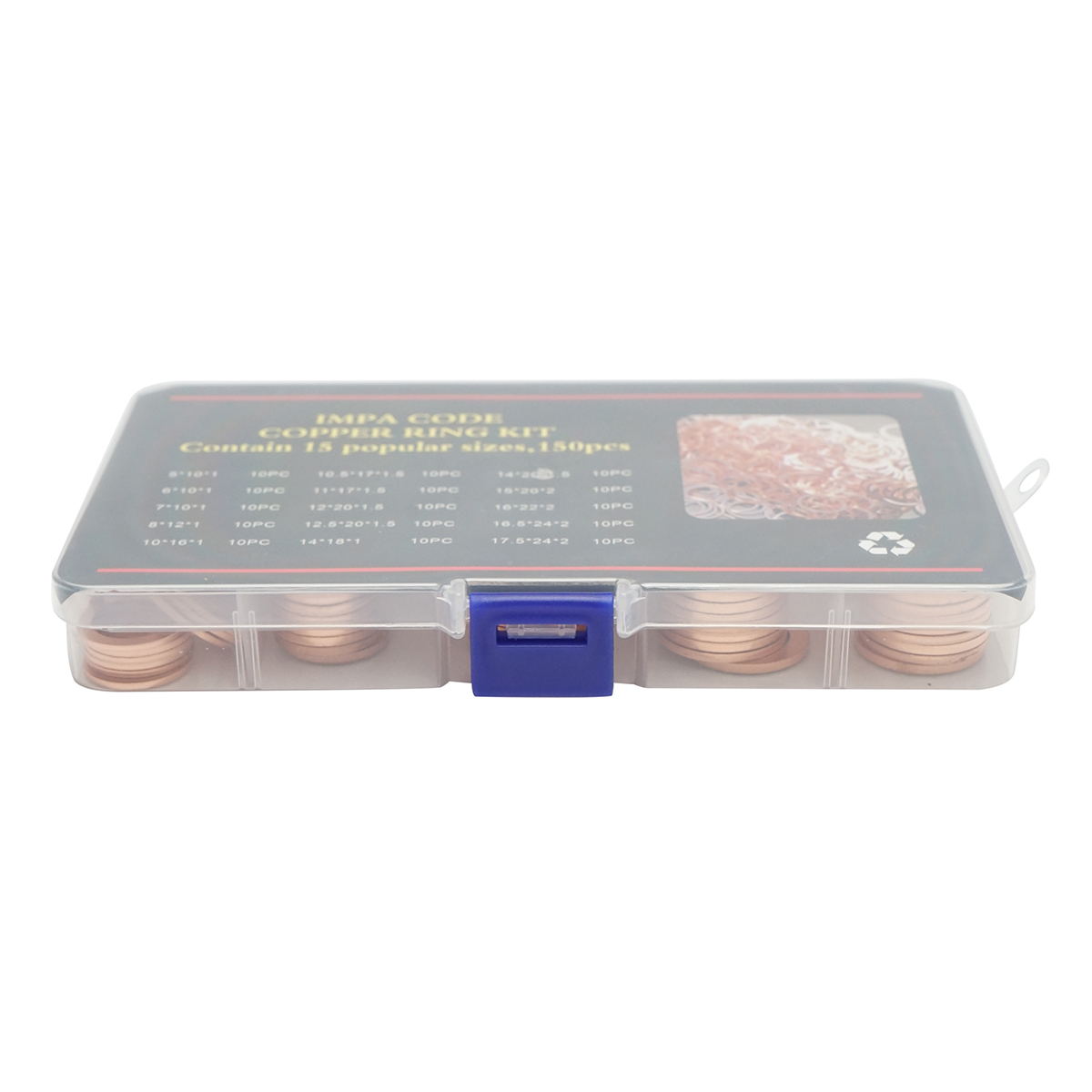 Trusa saibe cupru Ø 5-17.5mm 150 piese – imagine 4