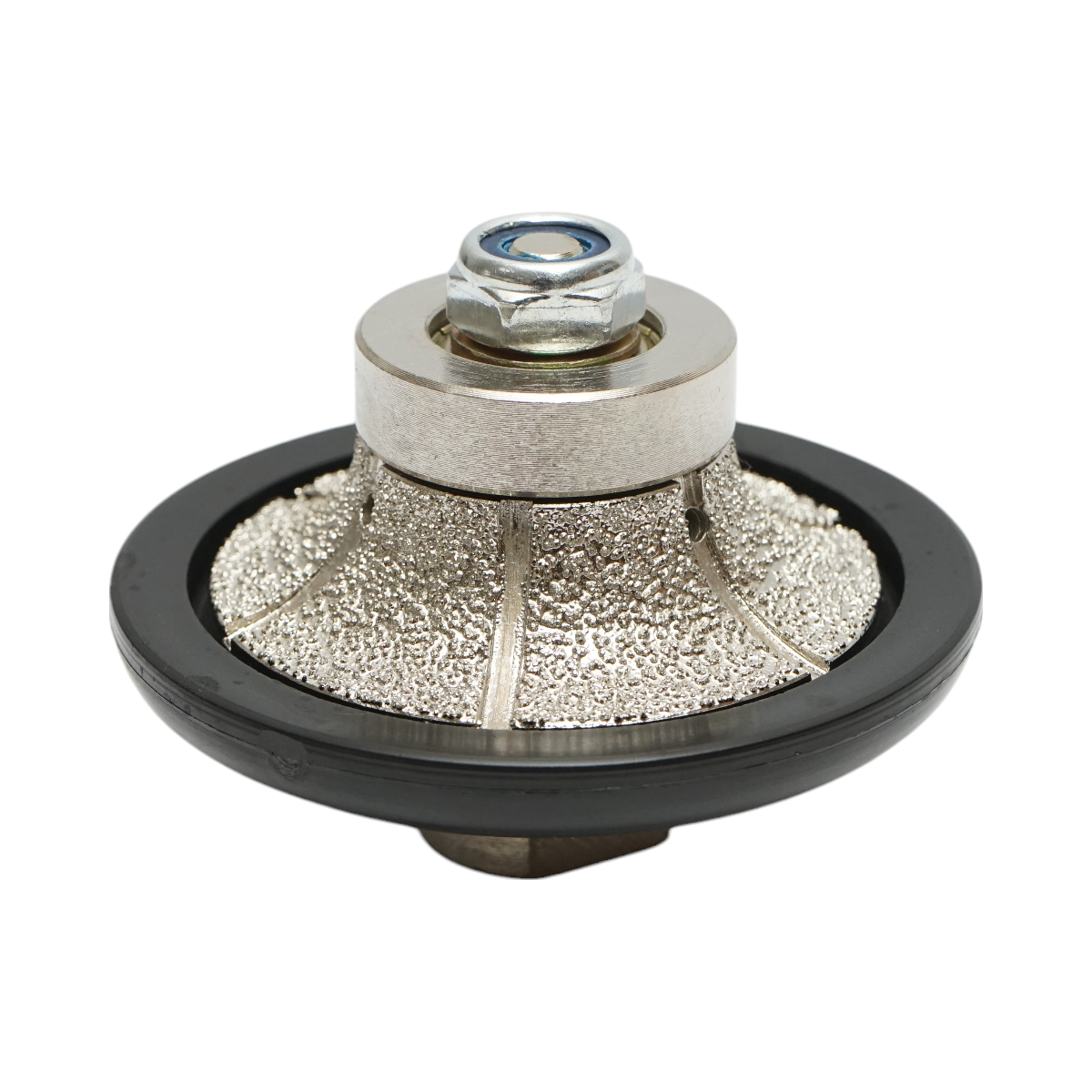 Freza diamantata semibaston B15, 65mm, raza 15mm, filet M14 pentru canturi granit Breckner Germany