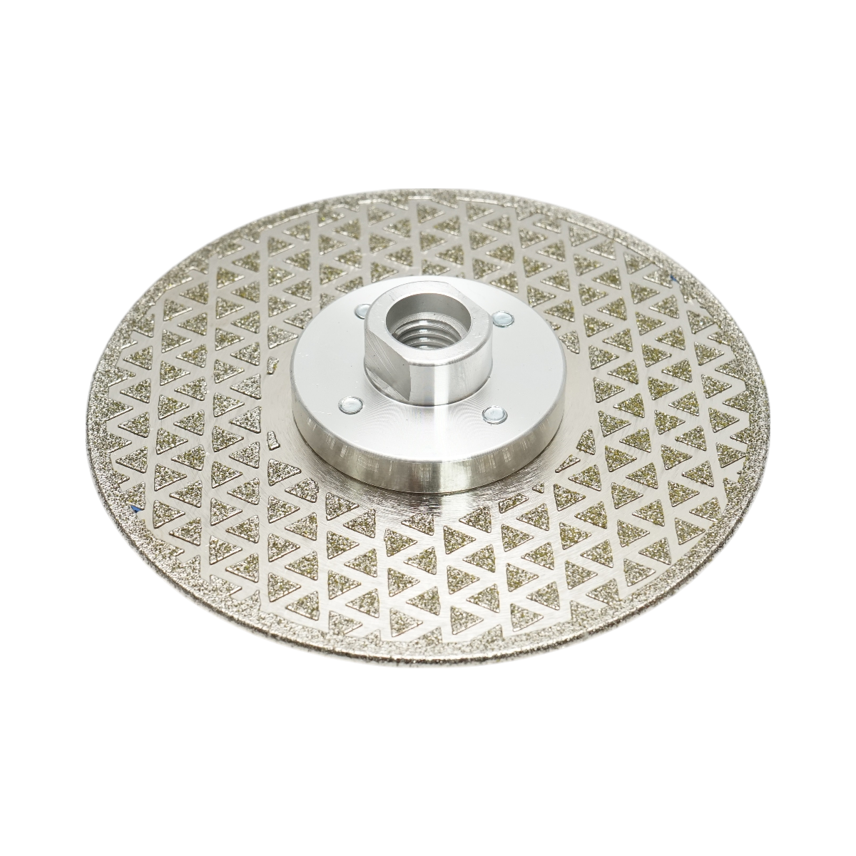 Disc diamantat electroplacat 125mm, filet M14 pentru taiere/slefuire marmura, fibra sticla, rasina, ceramica dura Breckner Germany – imagine 4