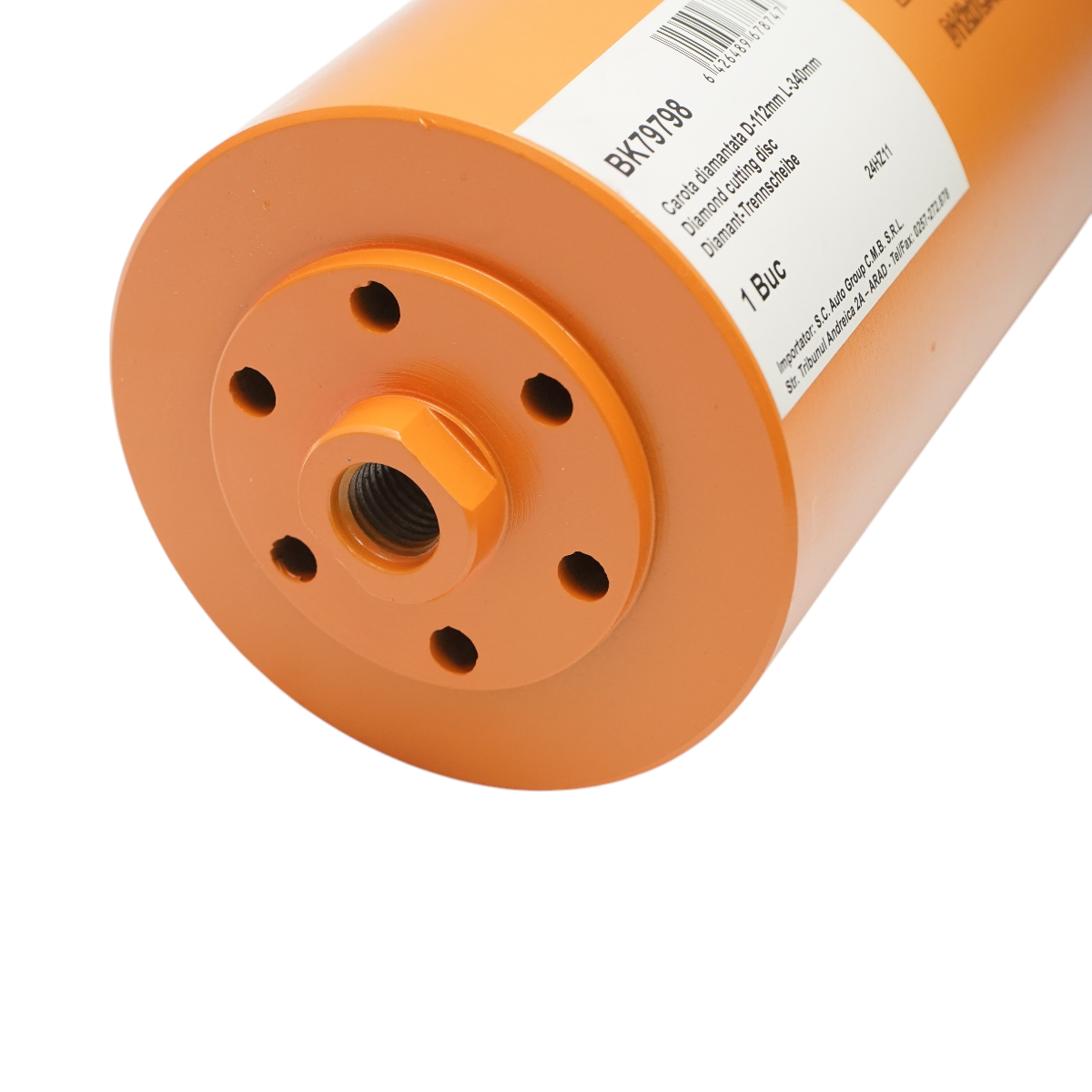 Carota diamantata 112x340mm, filet interior M16, gaurire uscata pentru caramida Breckner Germany – imagine 5