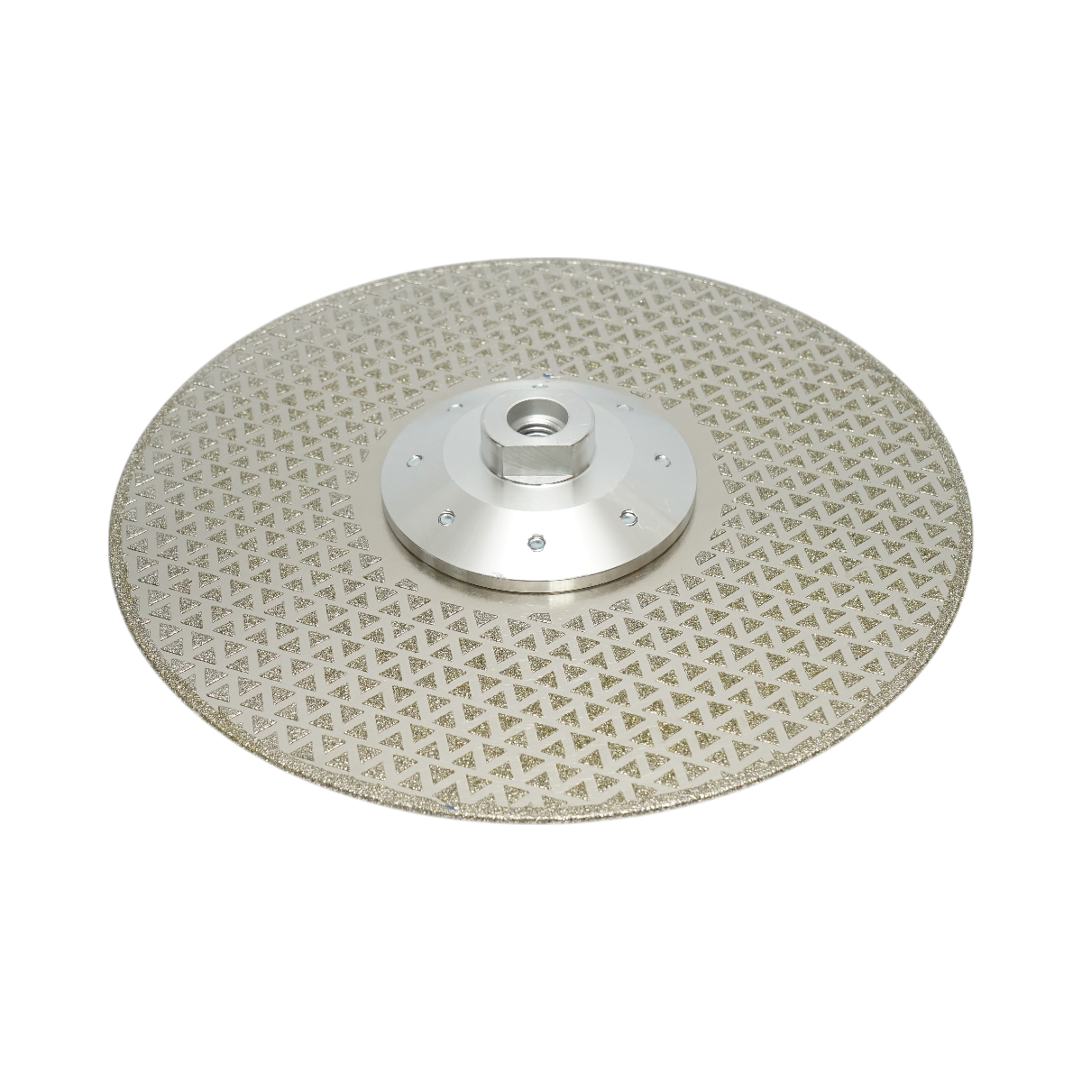 Disc diamantat electroplacat 230mm, filet M14 pentru taiere/slefuire marmura, fibra sticla, rasina, ceramica dura Breckner Germany – imagine 4