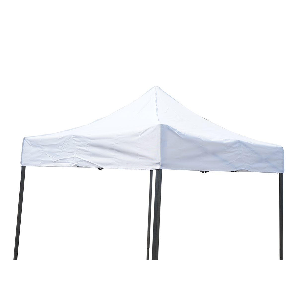 Cort pavilion pliabil 2x2m alb impermeabil, inaltime reglabila, cadru metalic Breckner Germany – imagine 4
